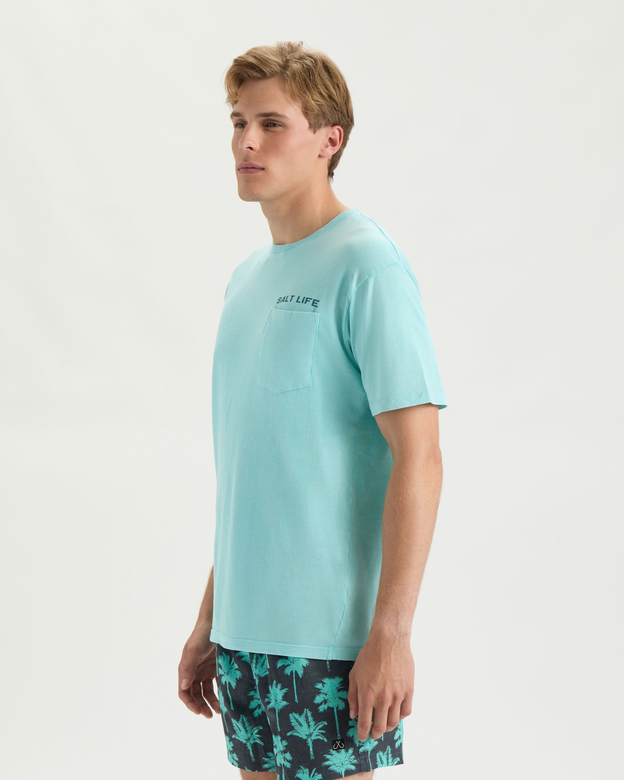 Men's Salty Lineup Short Sleeve Tee - Image 3