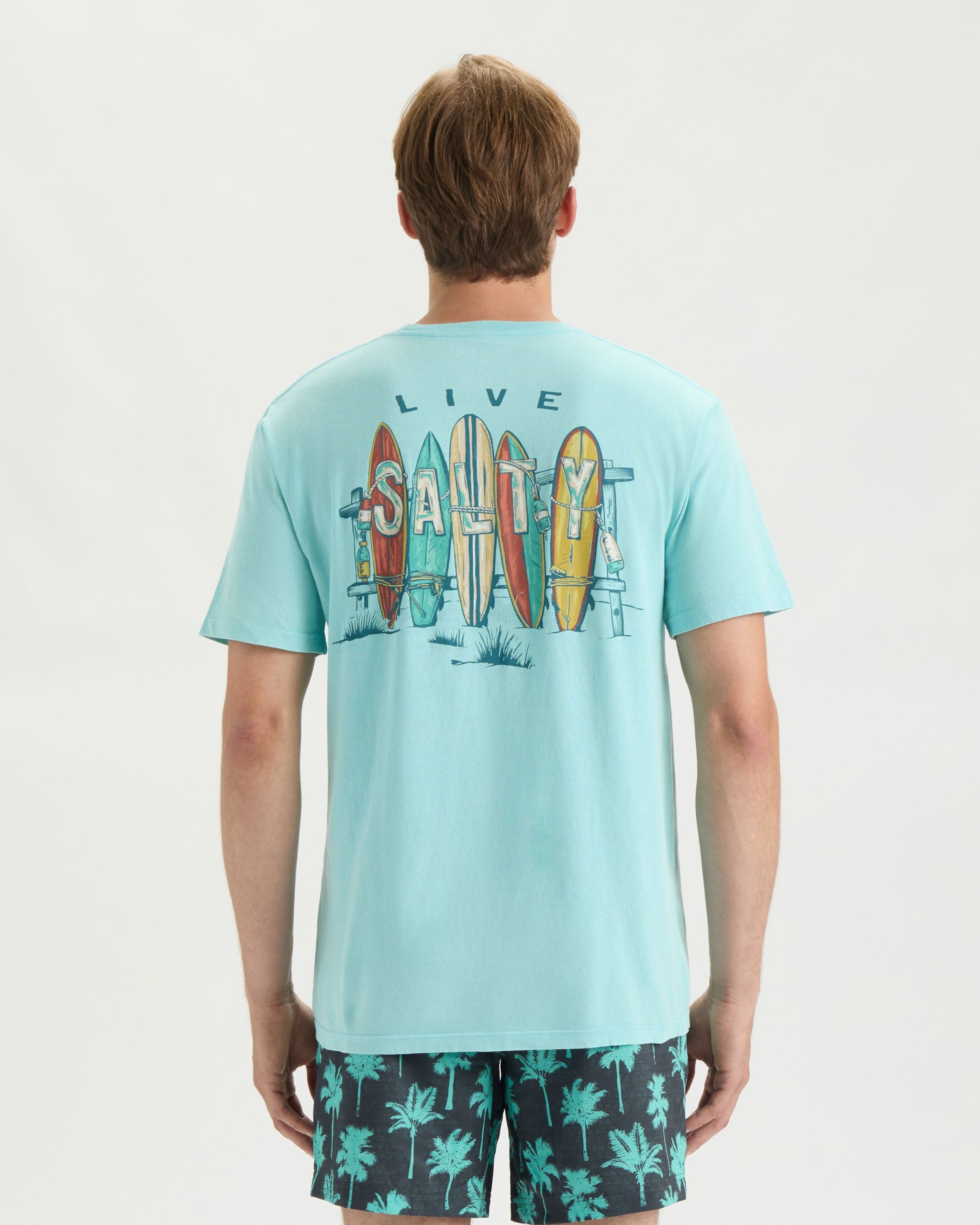 Men's Salty Lineup Short Sleeve Tee - Image 4