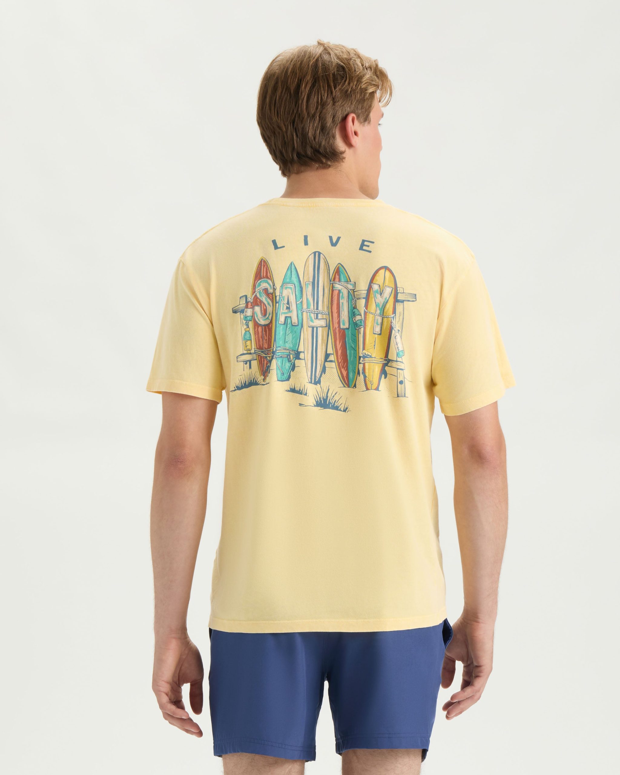 Men's Salty Lineup Short Sleeve Tee - Image 5