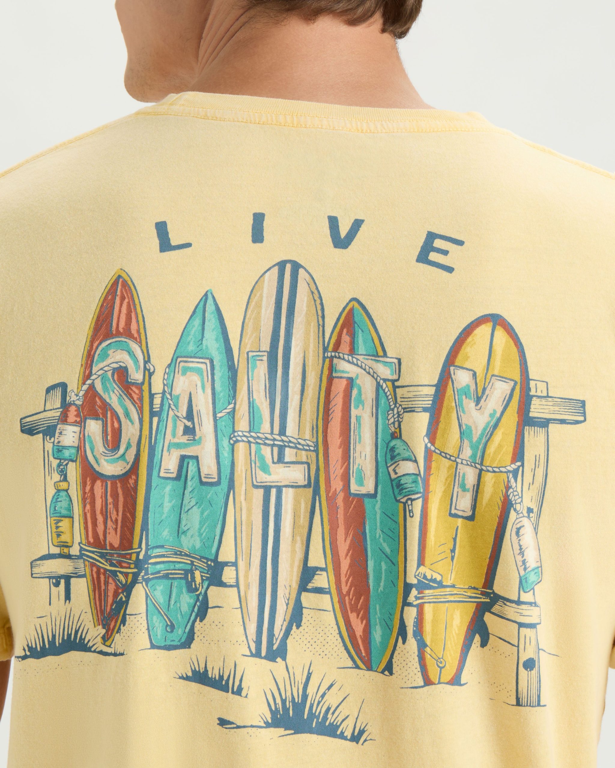 Men's Salty Lineup Short Sleeve Tee - Image 6