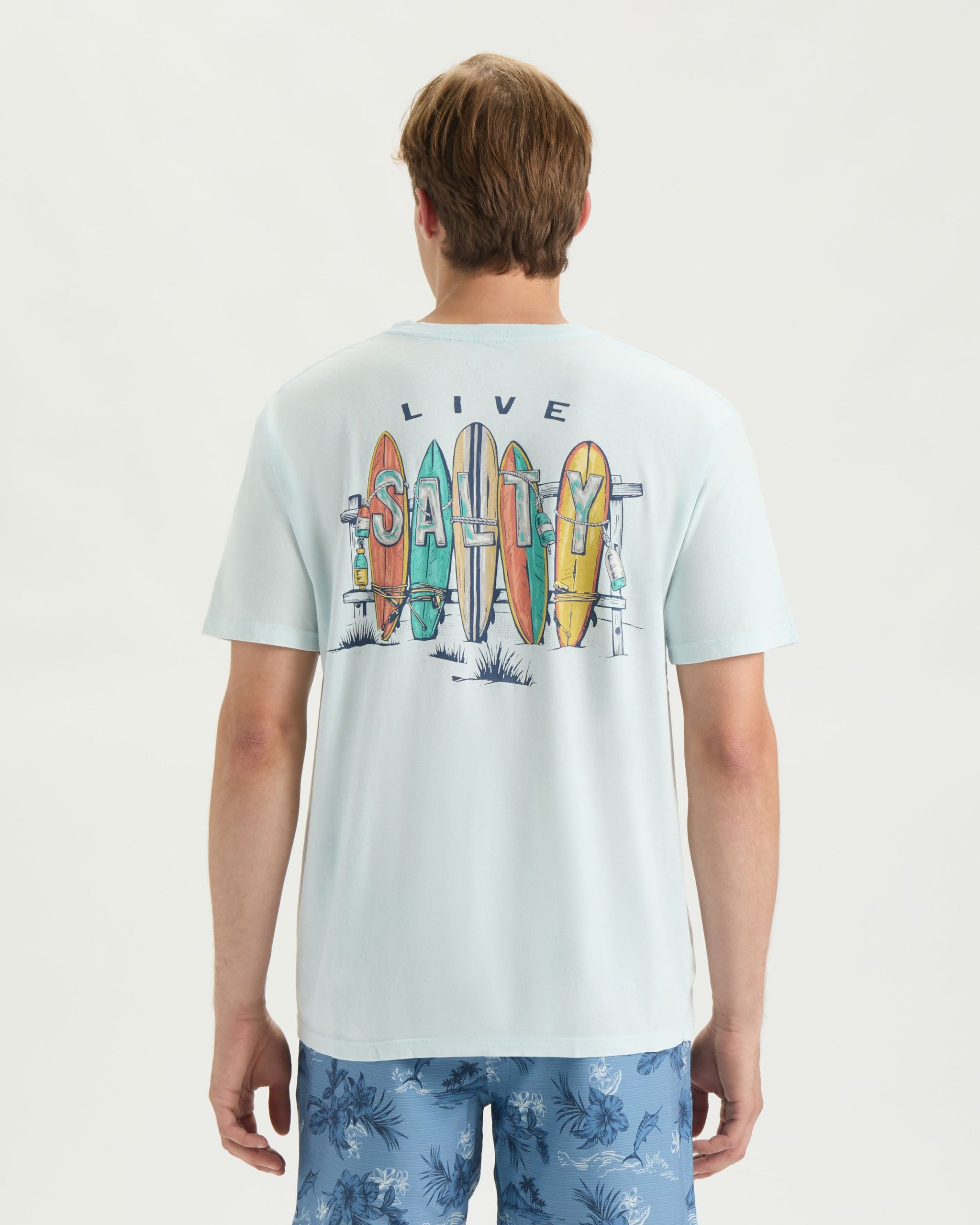 Men's Salty Lineup Short Sleeve Tee - Image 4