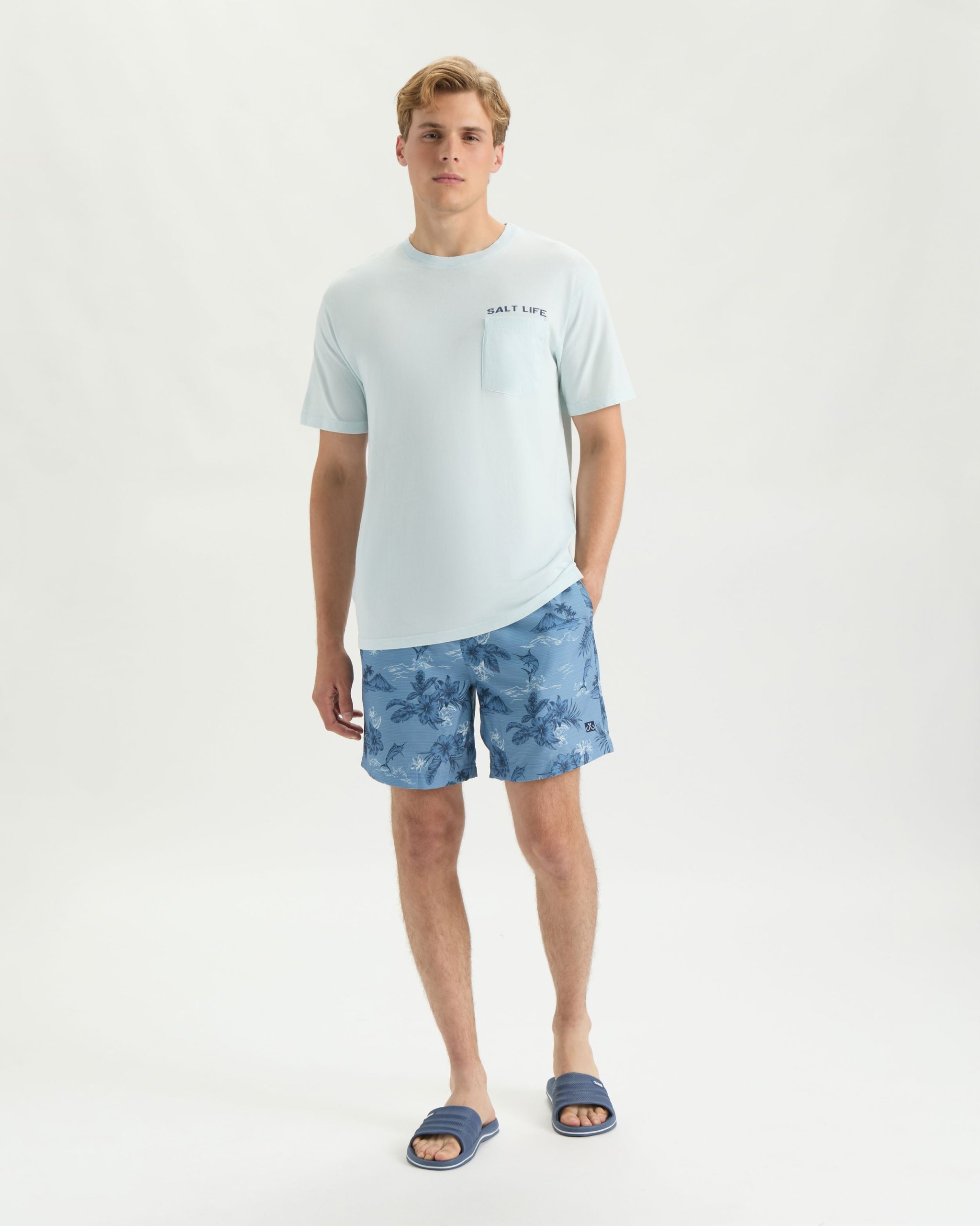 Men's Salty Lineup Short Sleeve Tee - Image 6