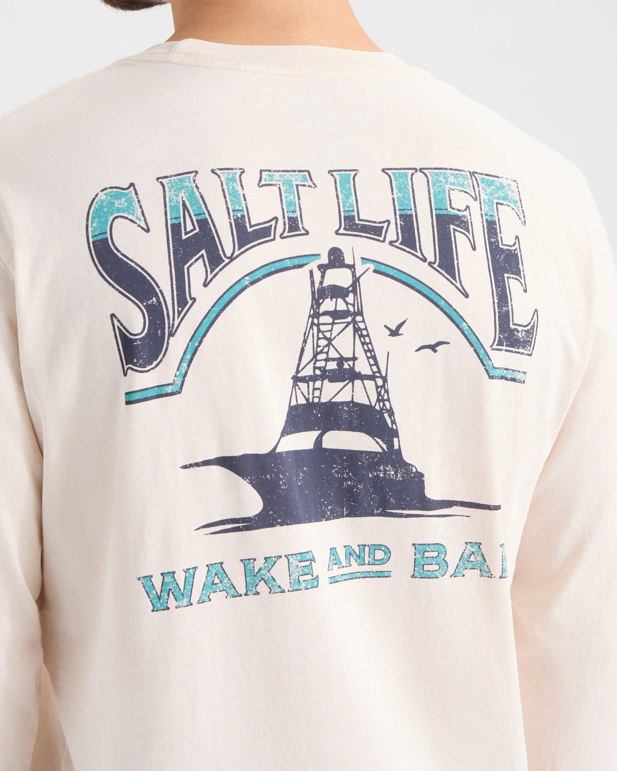 Men's Wake and Bait Boating Long Sleeve Shirt - Image 5