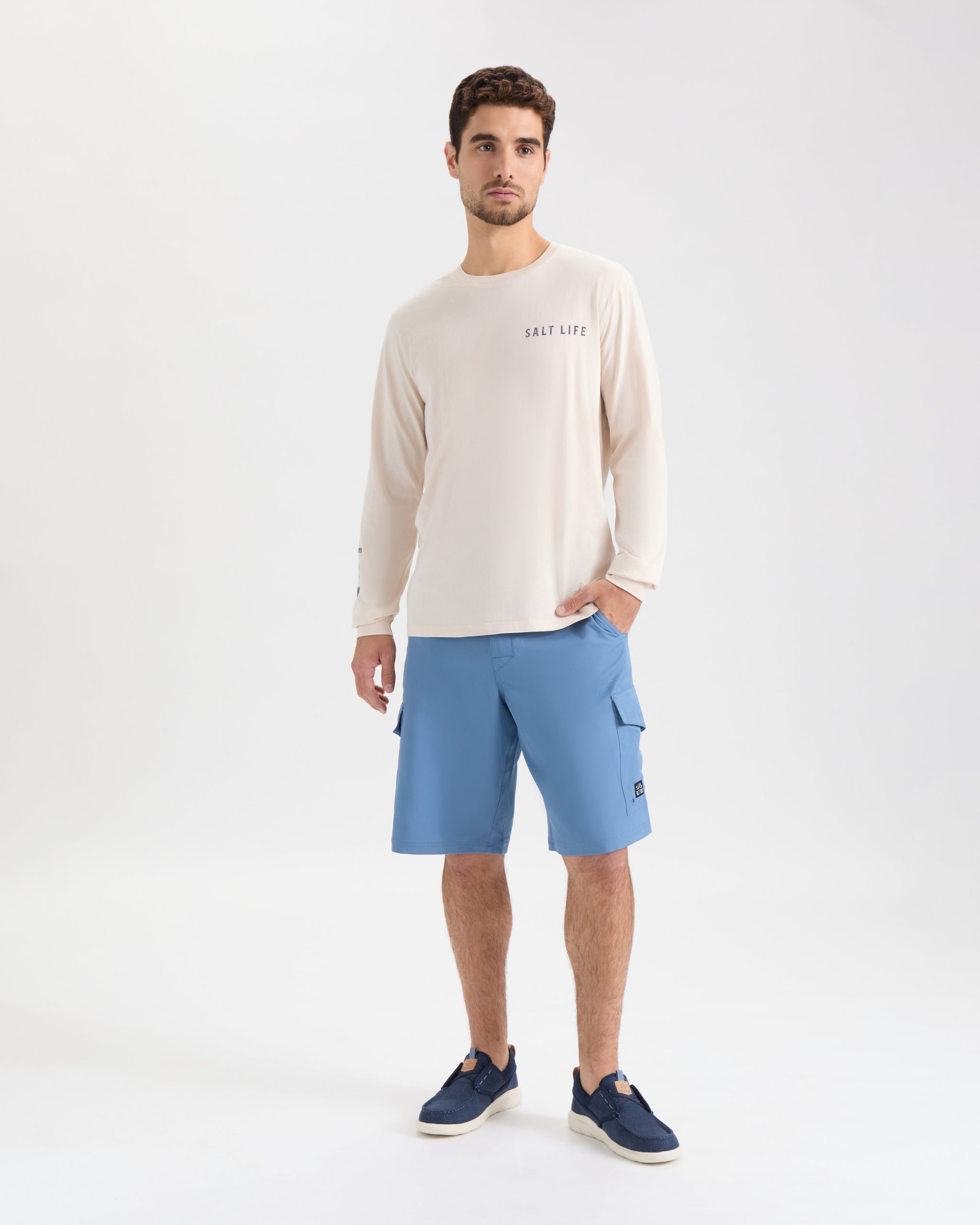 Men's Wake and Bait Boating Long Sleeve Shirt - Image 6