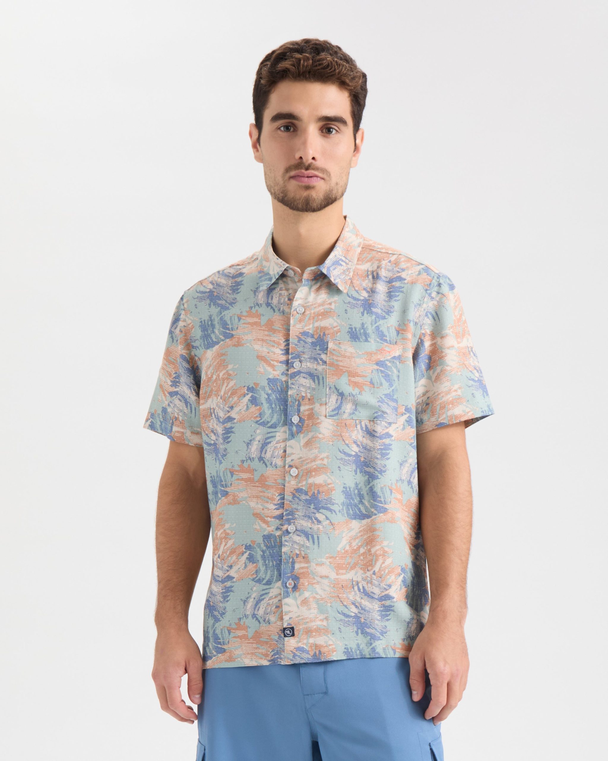 Men's On Another Holiday Short Sleeve Woven Shirt - Image 2