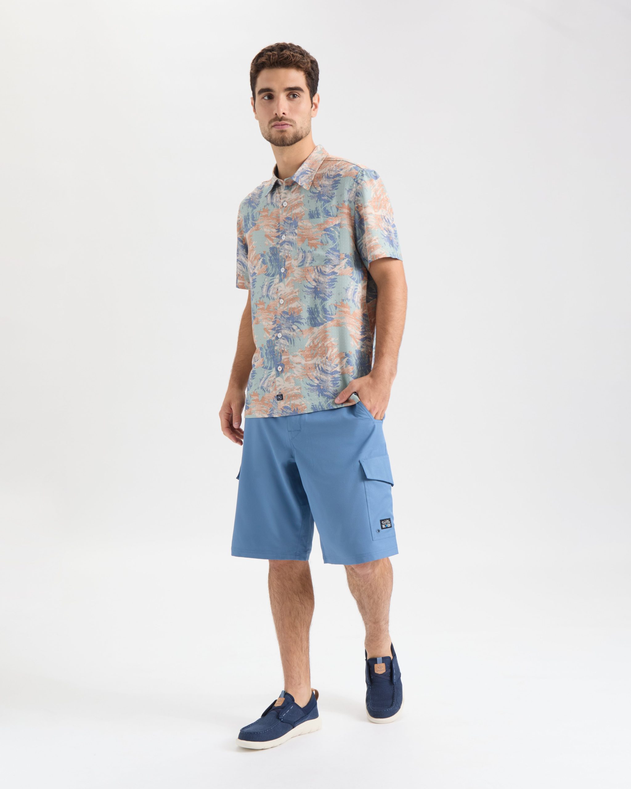 Men's On Another Holiday Short Sleeve Woven Shirt - Image 6