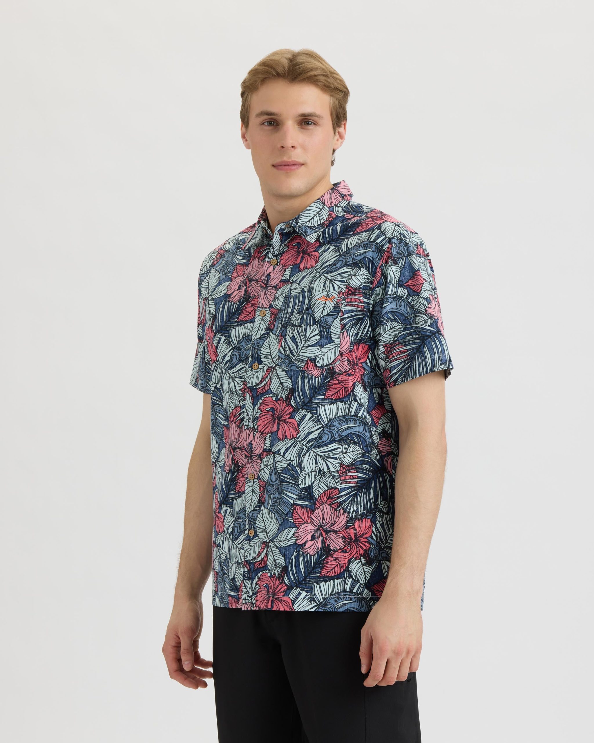Men's Sailfish Blossom Woven Shirt - Image 3