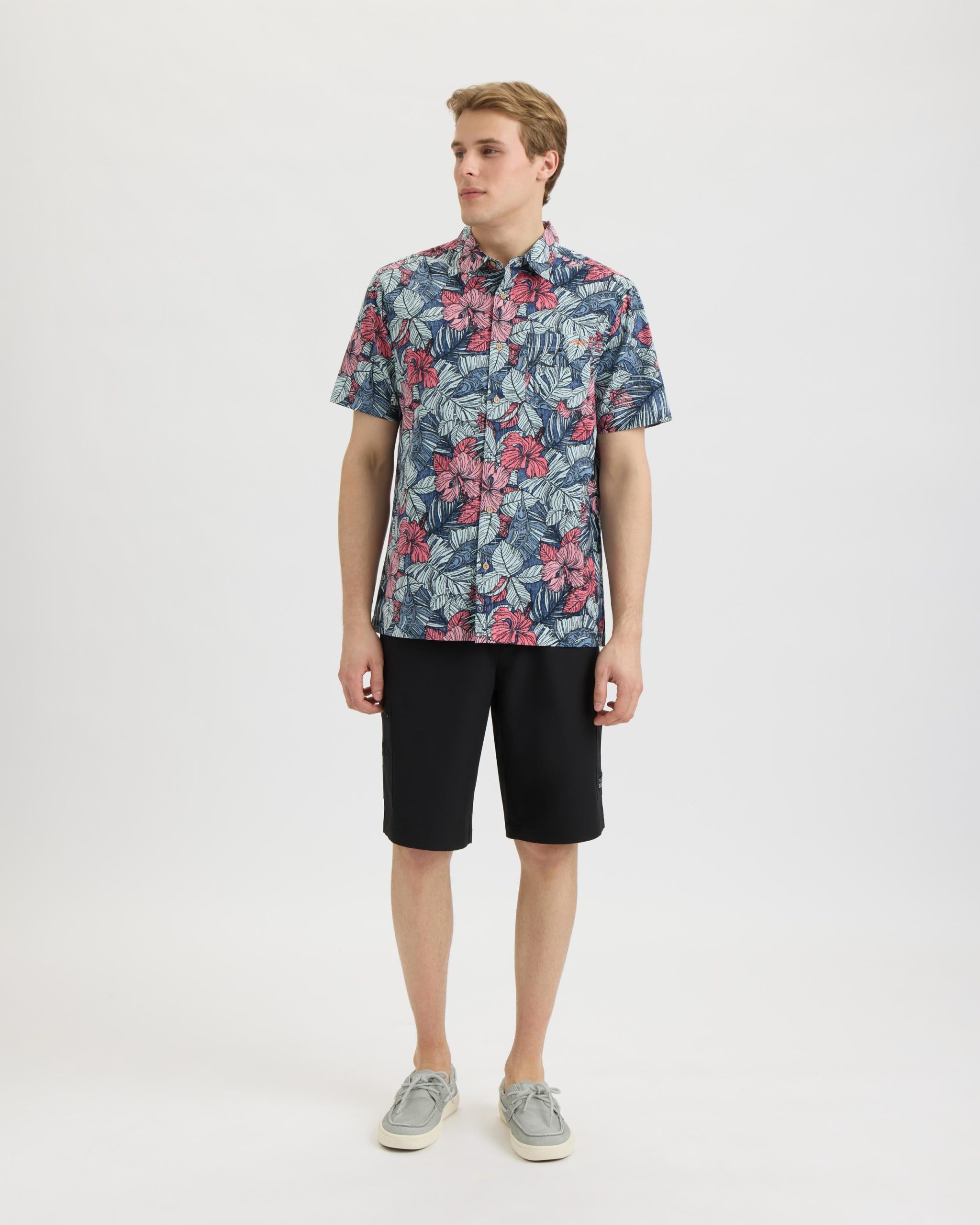 Men's Sailfish Blossom Woven Shirt - Image 6