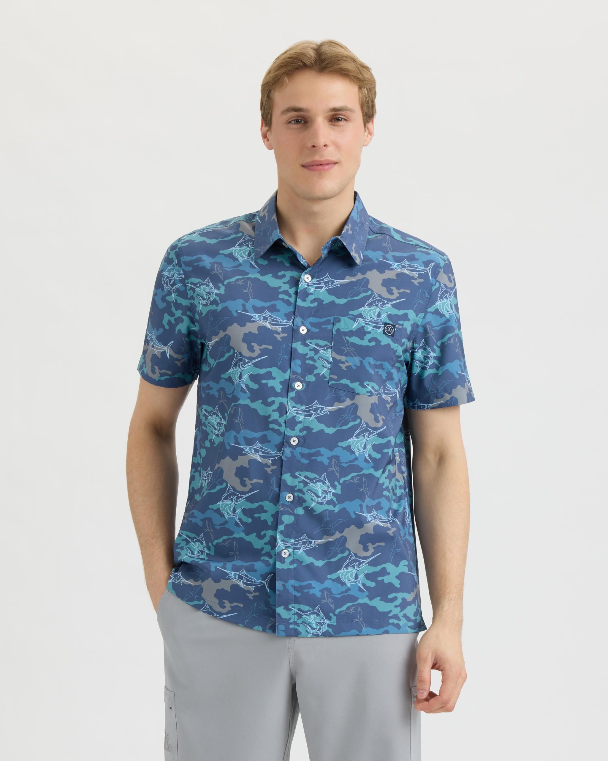 Men's Frigate Stealth SLX Performance Woven Shirt - Image 2