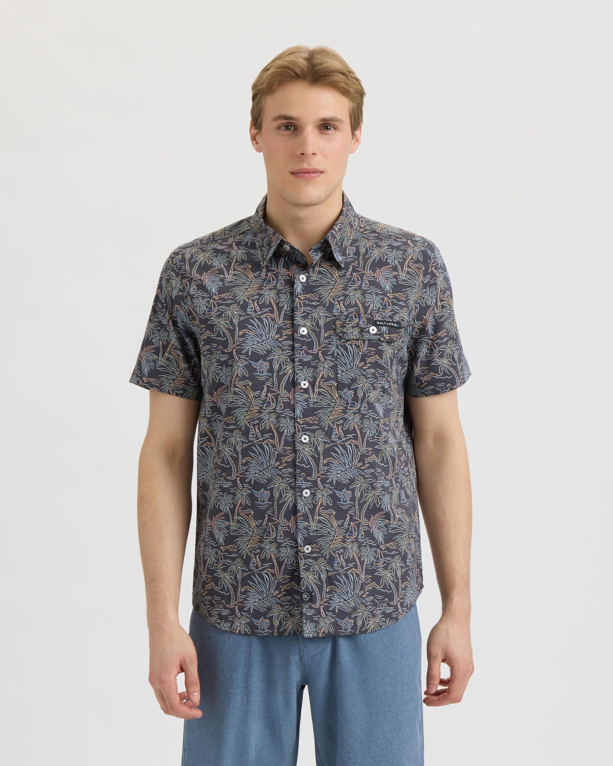 Men's Tropical Sunday SLX Performance Woven Shirt - Image 2