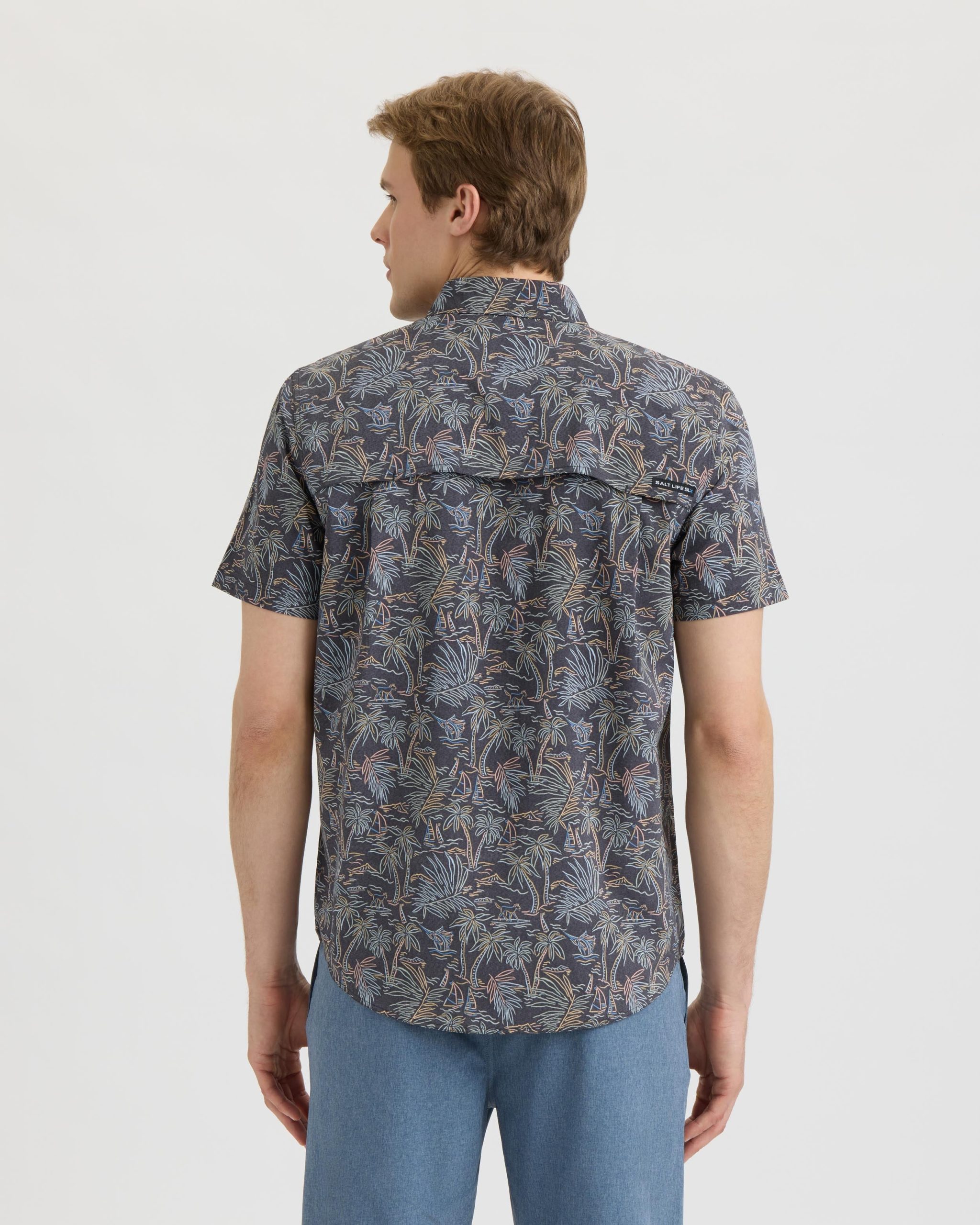 Men's Tropical Sunday SLX Performance Woven Shirt - Image 4