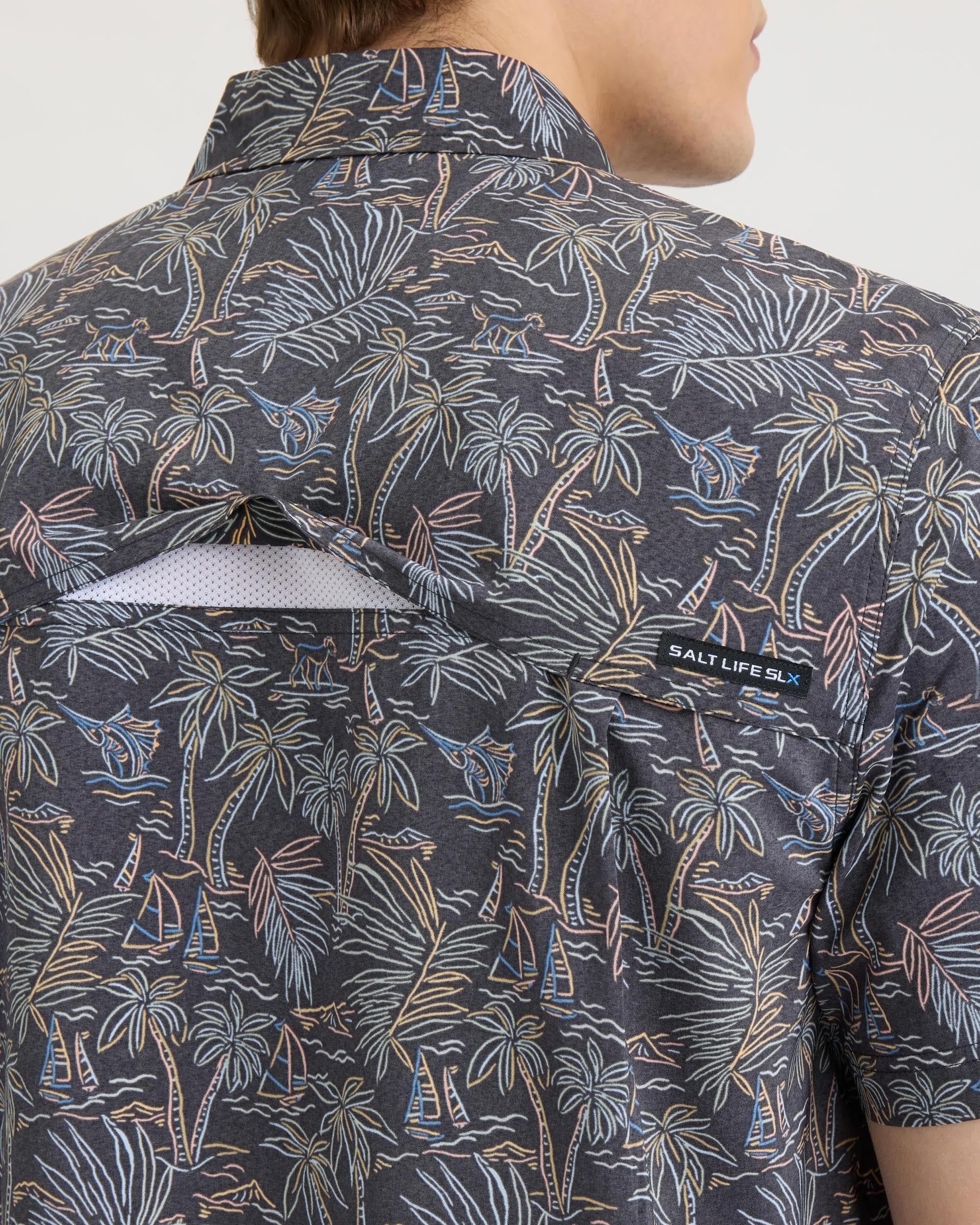 Men's Tropical Sunday SLX Performance Woven Shirt - Image 5