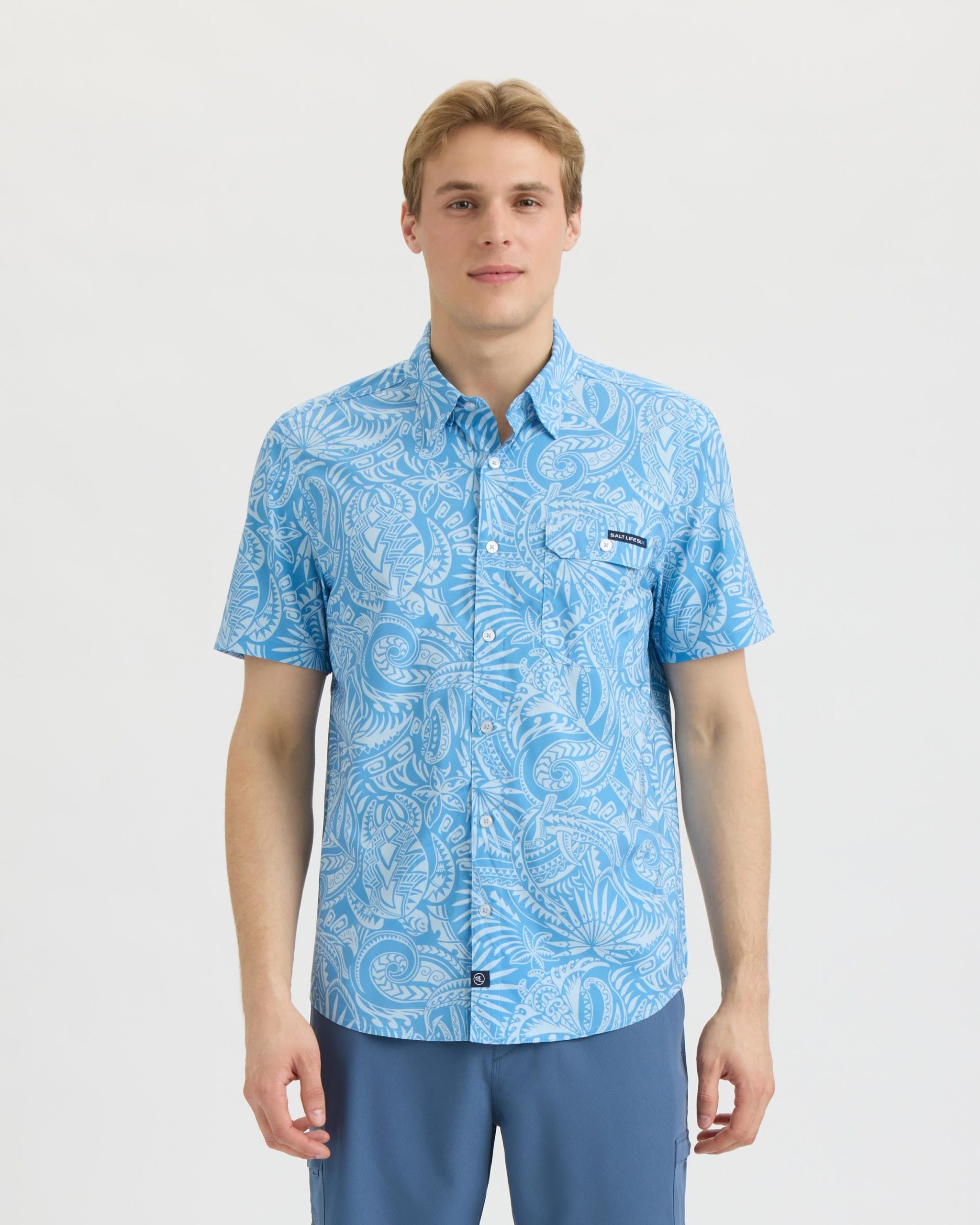 Men's Tribal SLX Performance Woven Shirt - Image 2