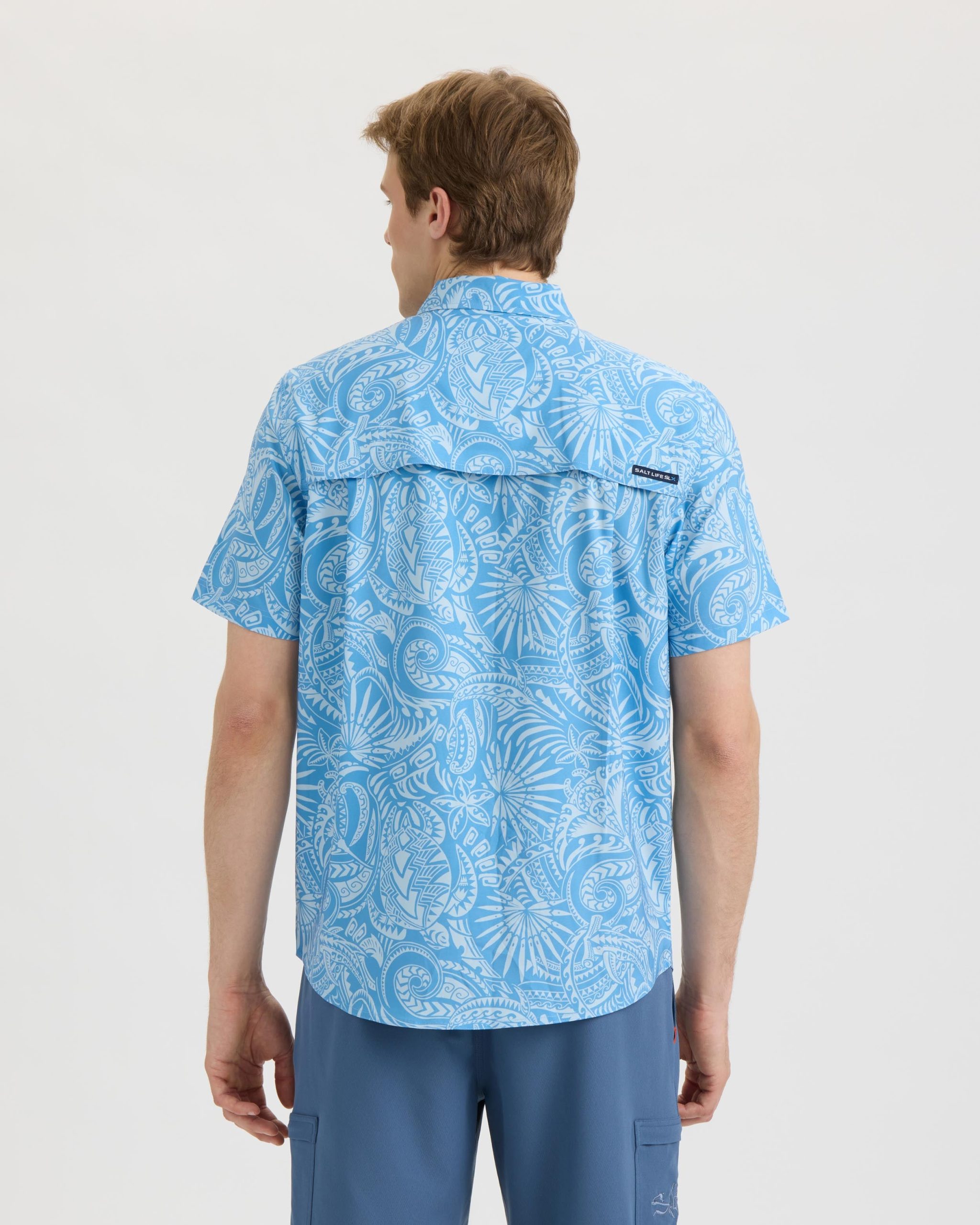 Men's Tribal SLX Performance Woven Shirt - Image 4