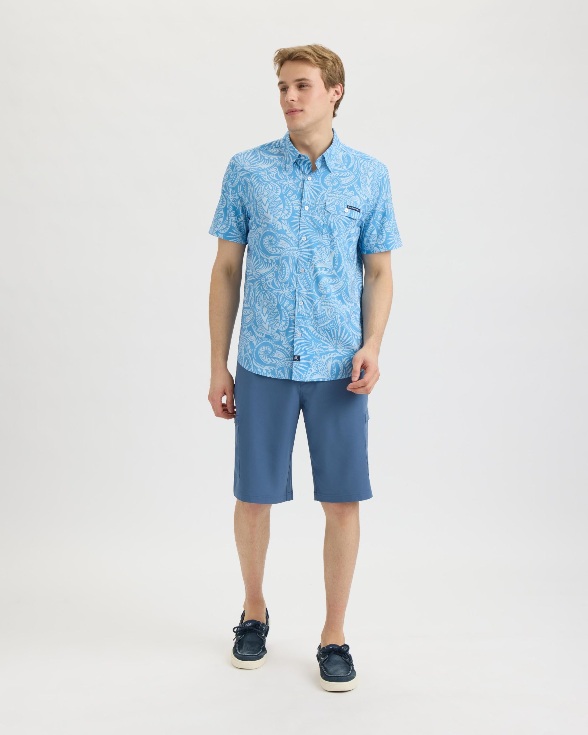 Men's Tribal SLX Performance Woven Shirt - Image 6
