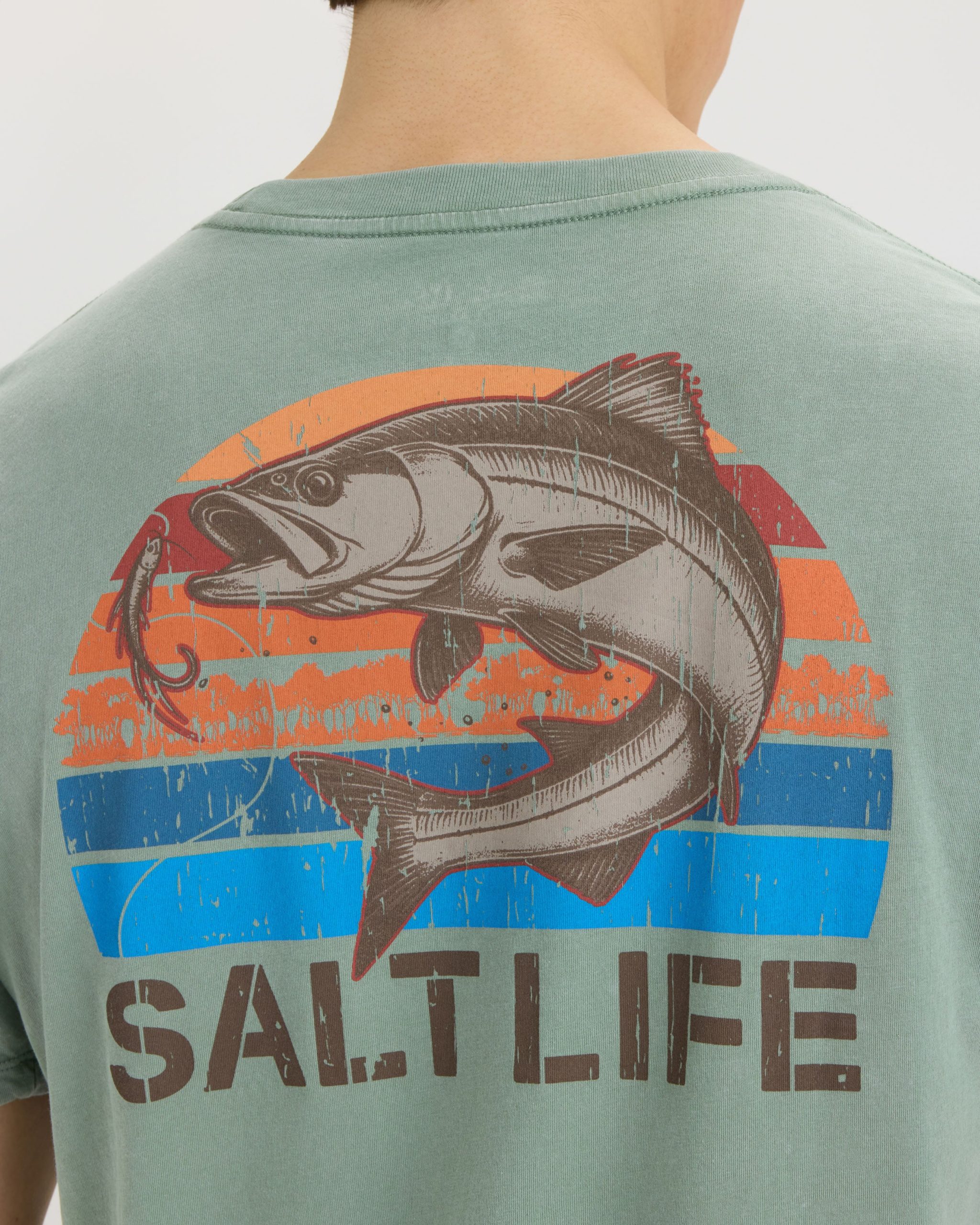Men's Snook Life Salt Wash Tee - Image 5