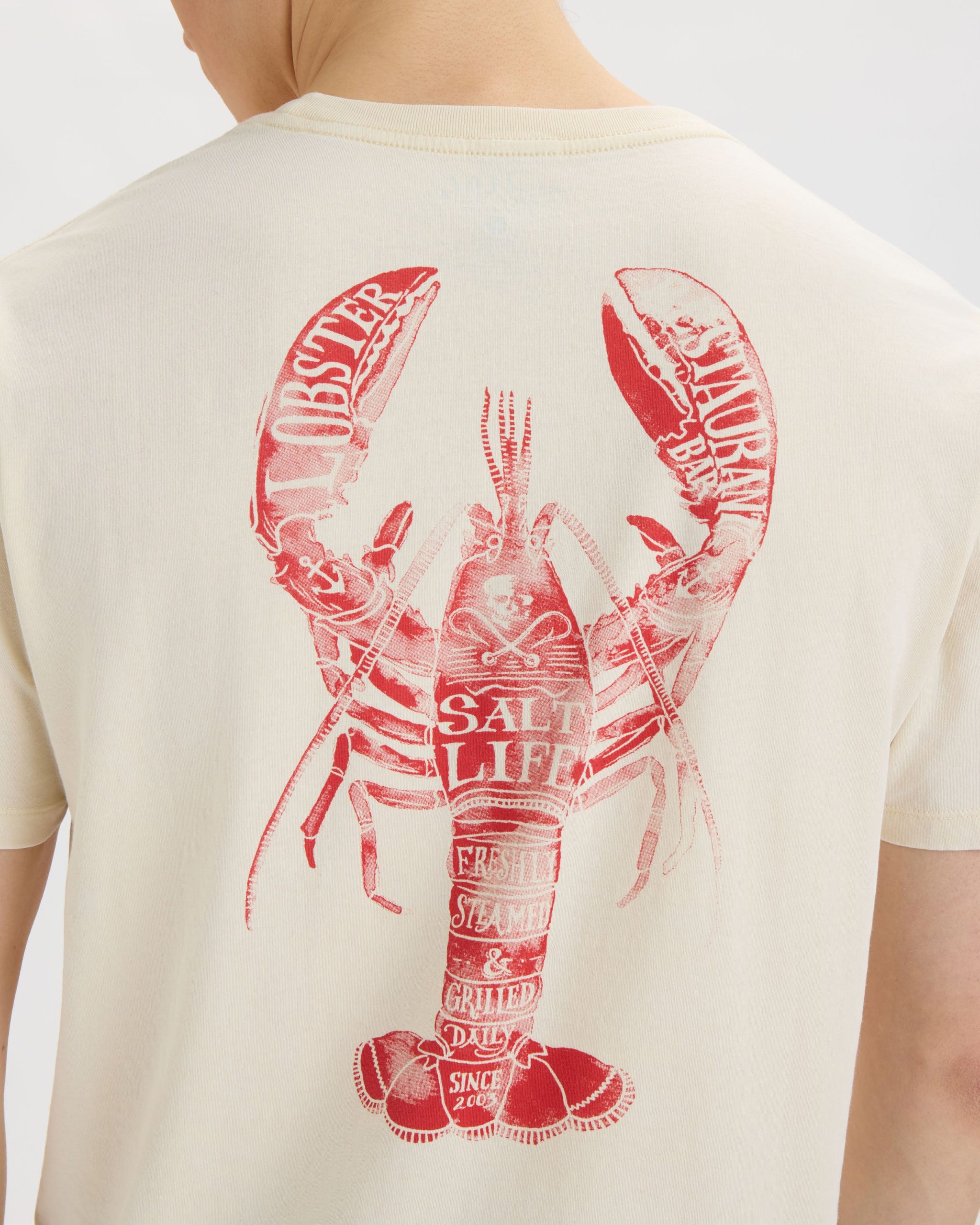Men's Lobster Bar Salt Wash Tee - Image 4