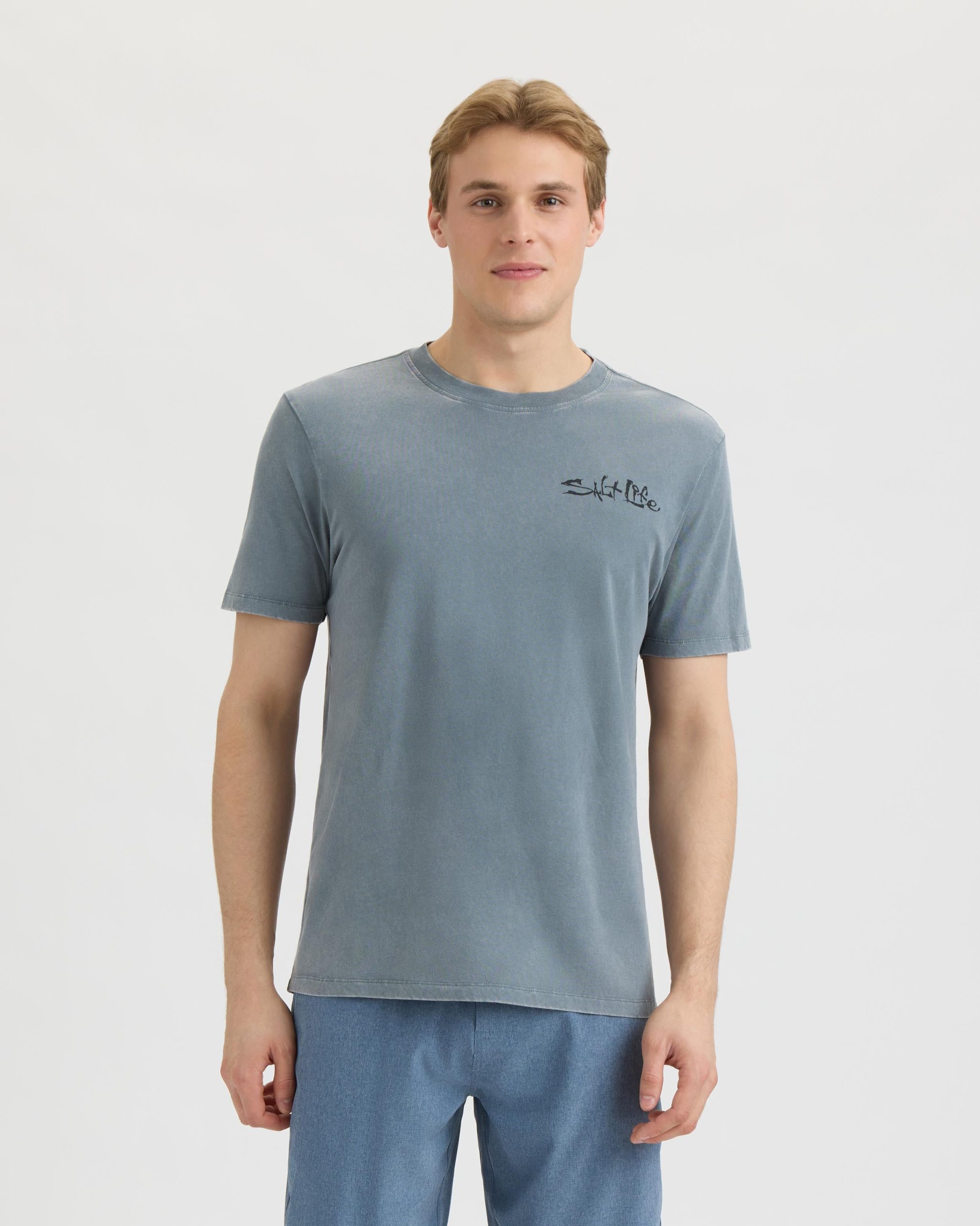 Men's Bucket List Salt Wash Tee - Image 2