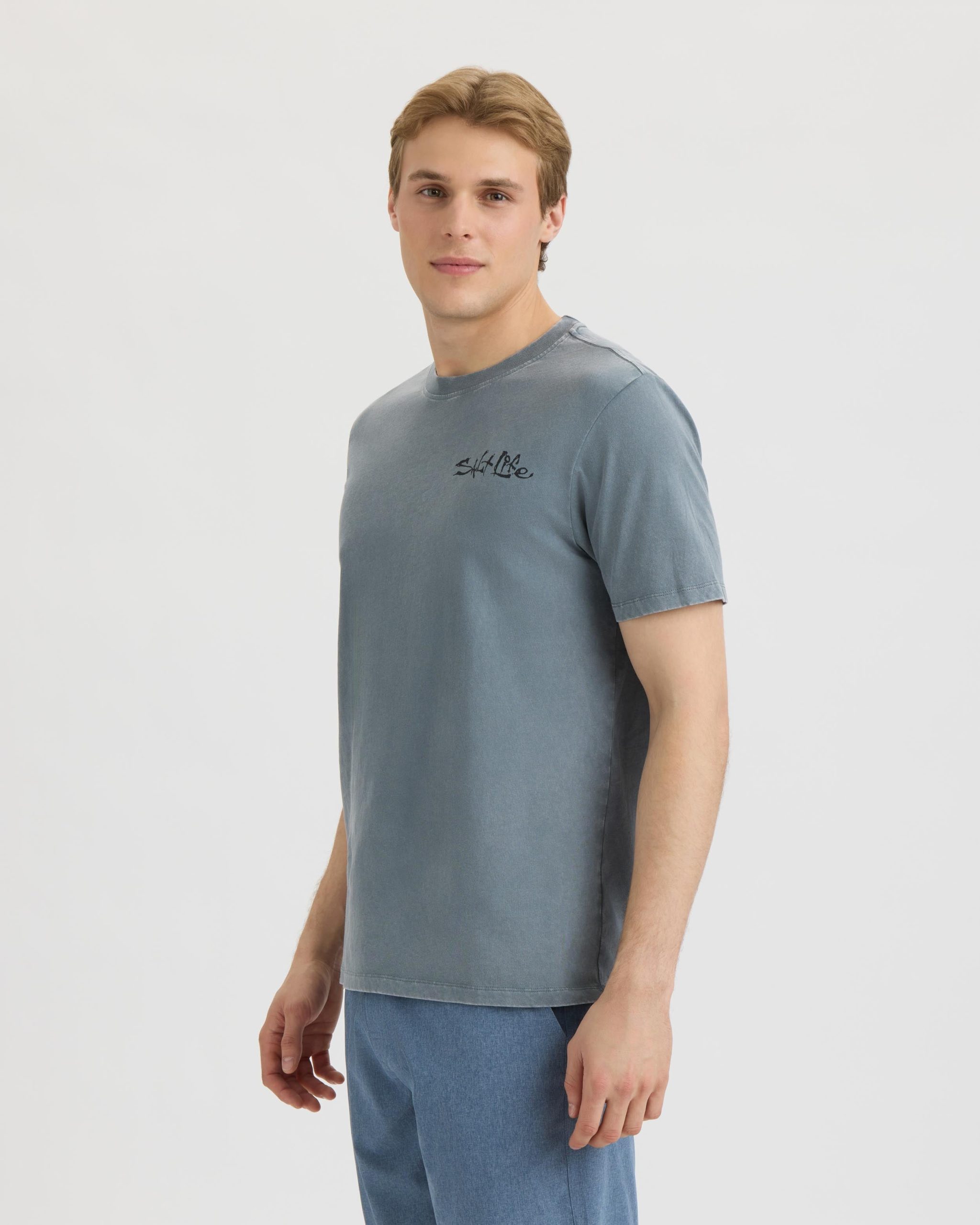 Men's Bucket List Salt Wash Tee - Image 4