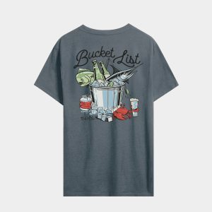 Men's Bucket List Salt Wash Tee