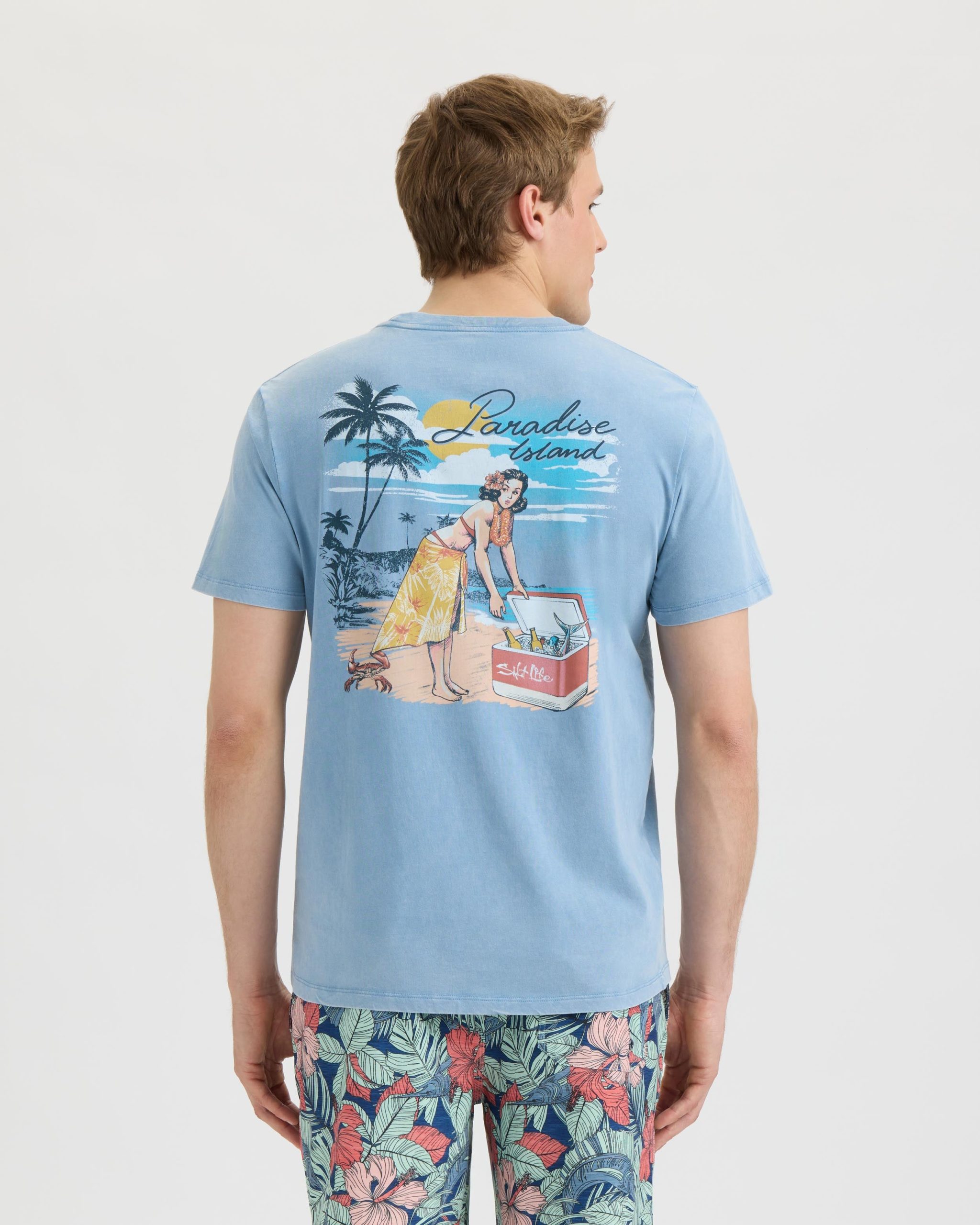 Men's Pin Up Salt Wash Tee - Image 4