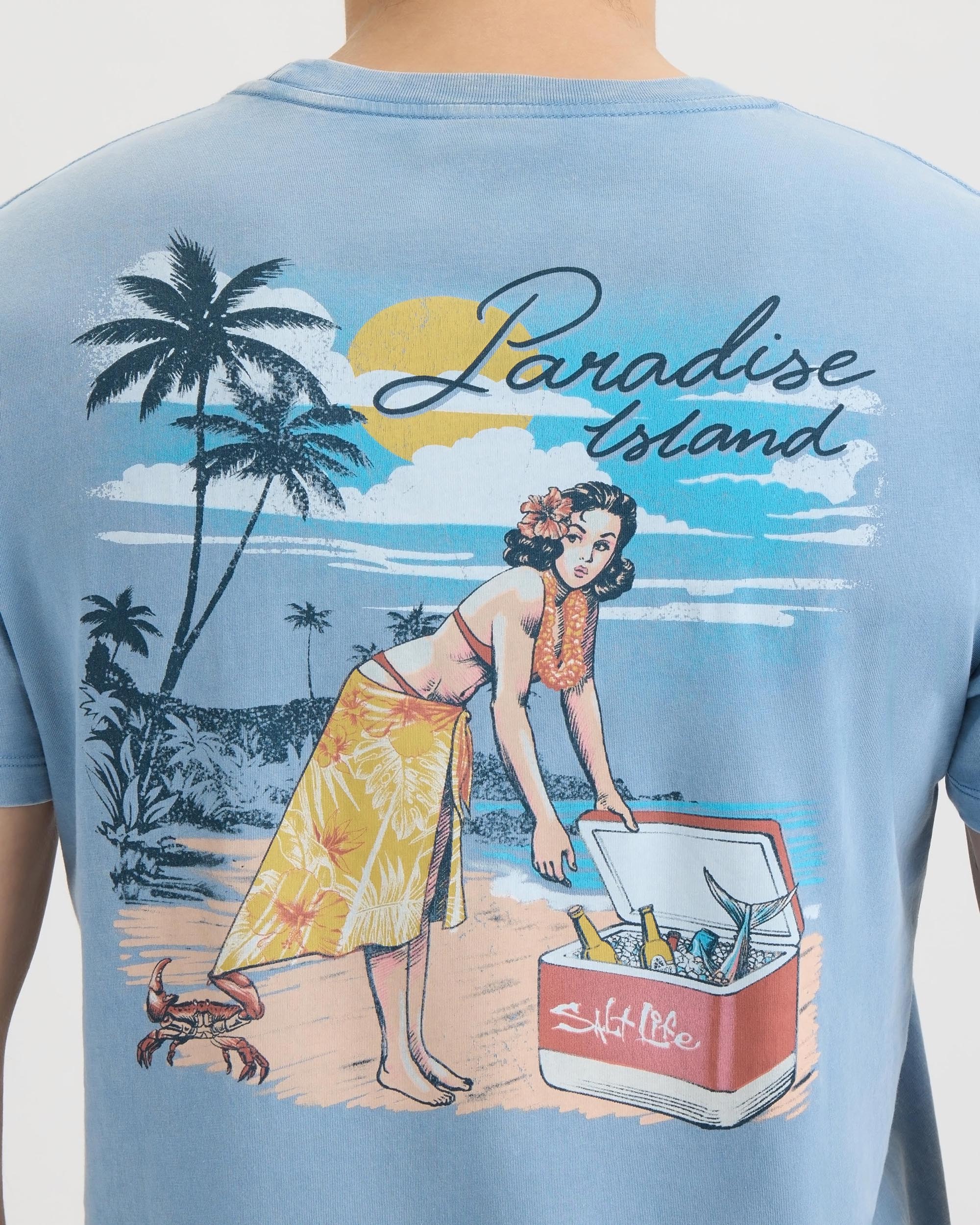 Men's Pin Up Salt Wash Tee - Image 5