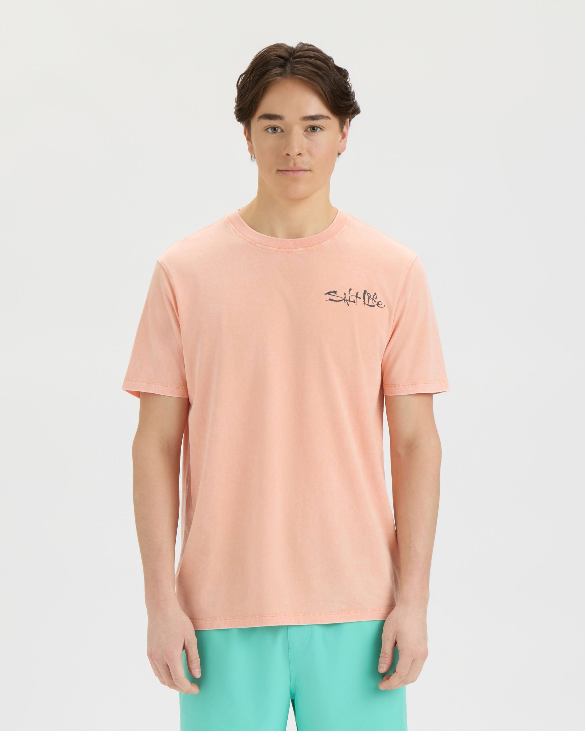 Men's Pin Up Salt Wash Tee - Image 2