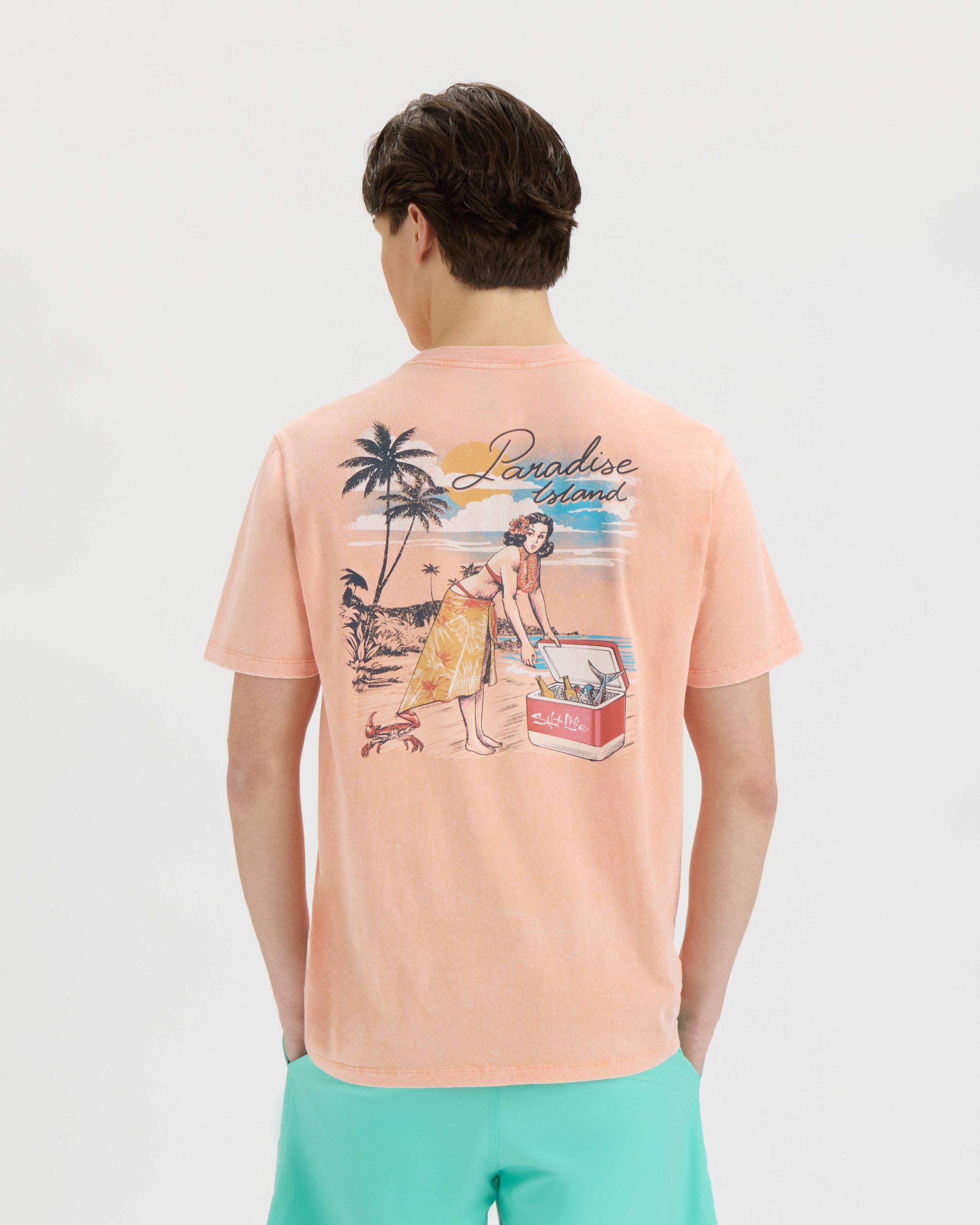 Men's Pin Up Salt Wash Tee - Image 4