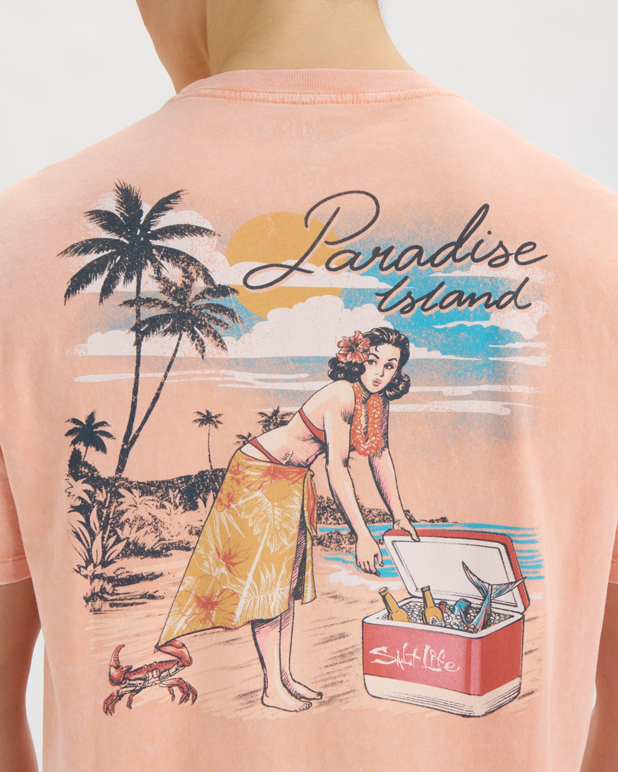 Men's Pin Up Salt Wash Tee - Image 5