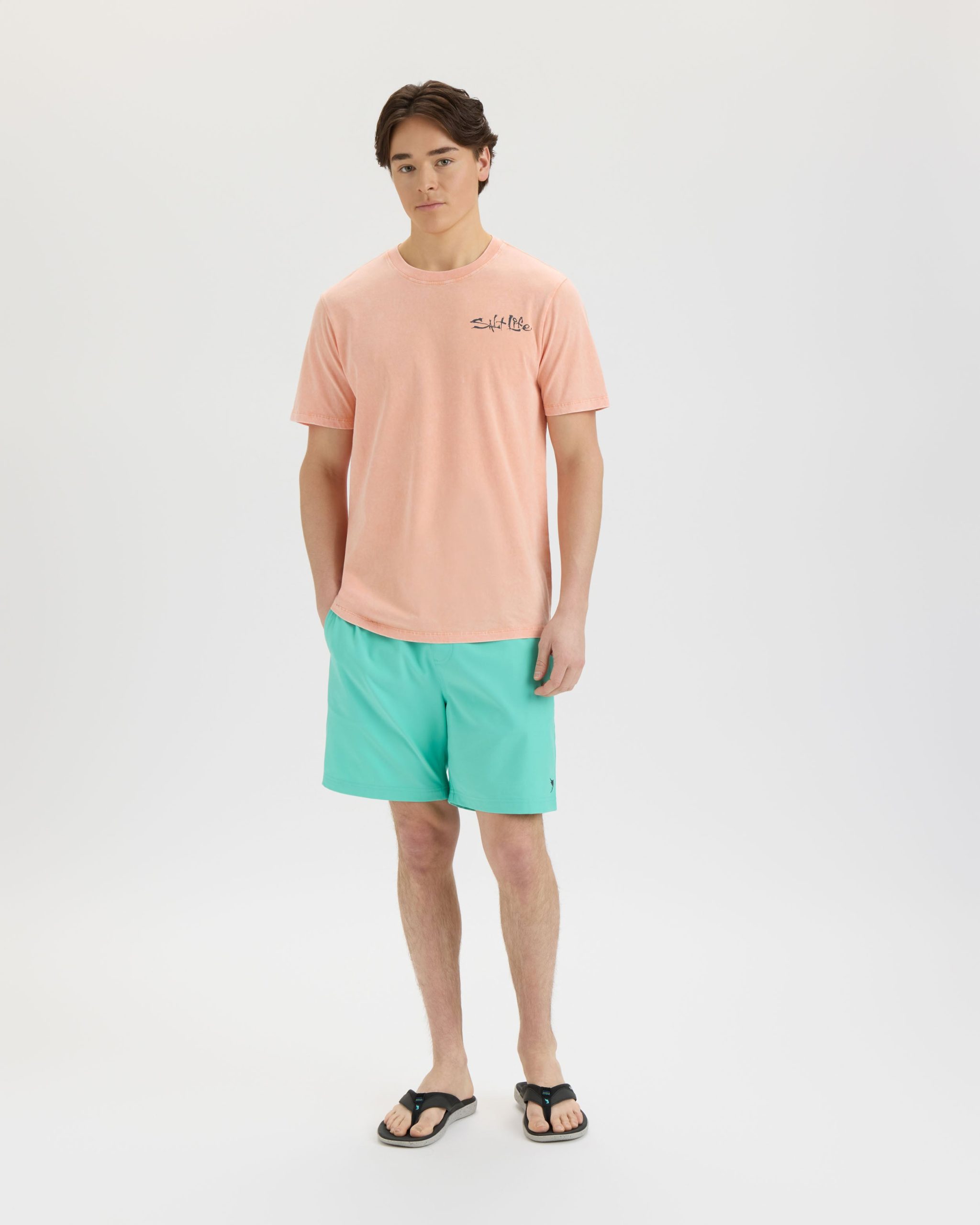 Men's Pin Up Salt Wash Tee - Image 6