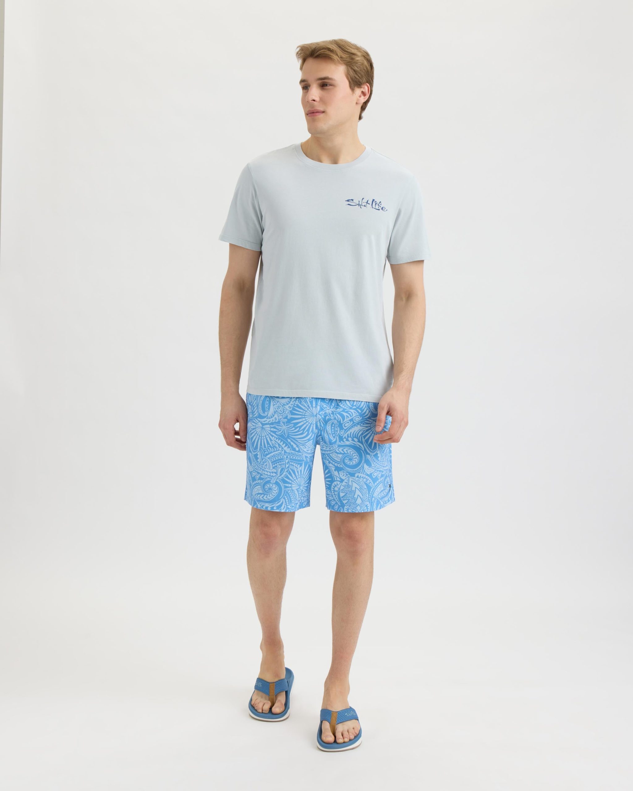 Men's Sharks Americana Salt Wash Tee - Image 6