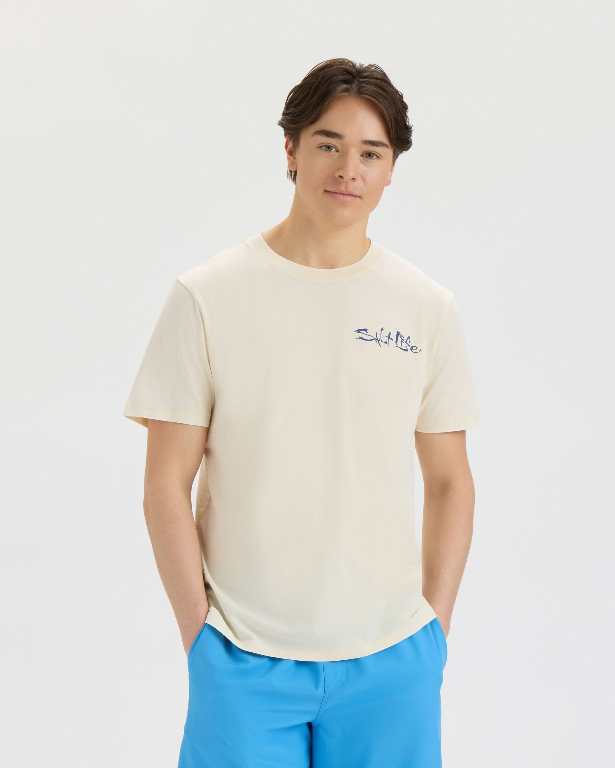 Men's Sharks Americana Salt Wash Tee - Image 2