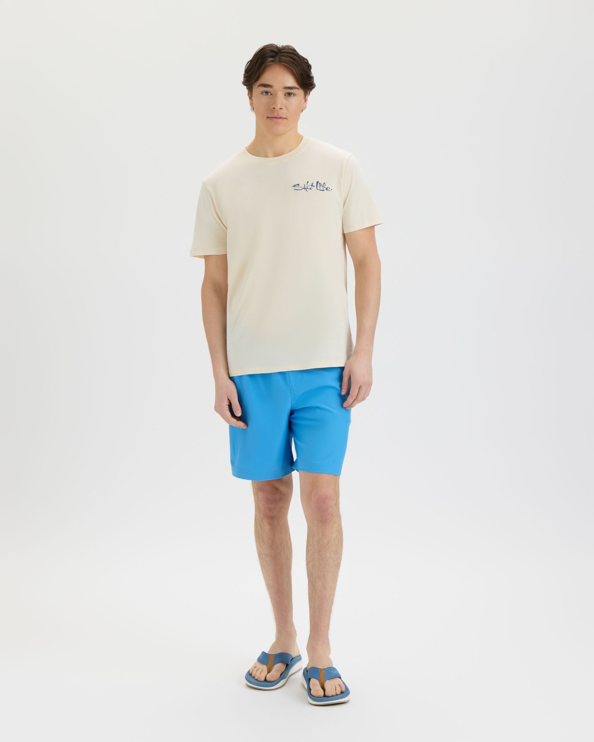 Men's Sharks Americana Salt Wash Tee - Image 6