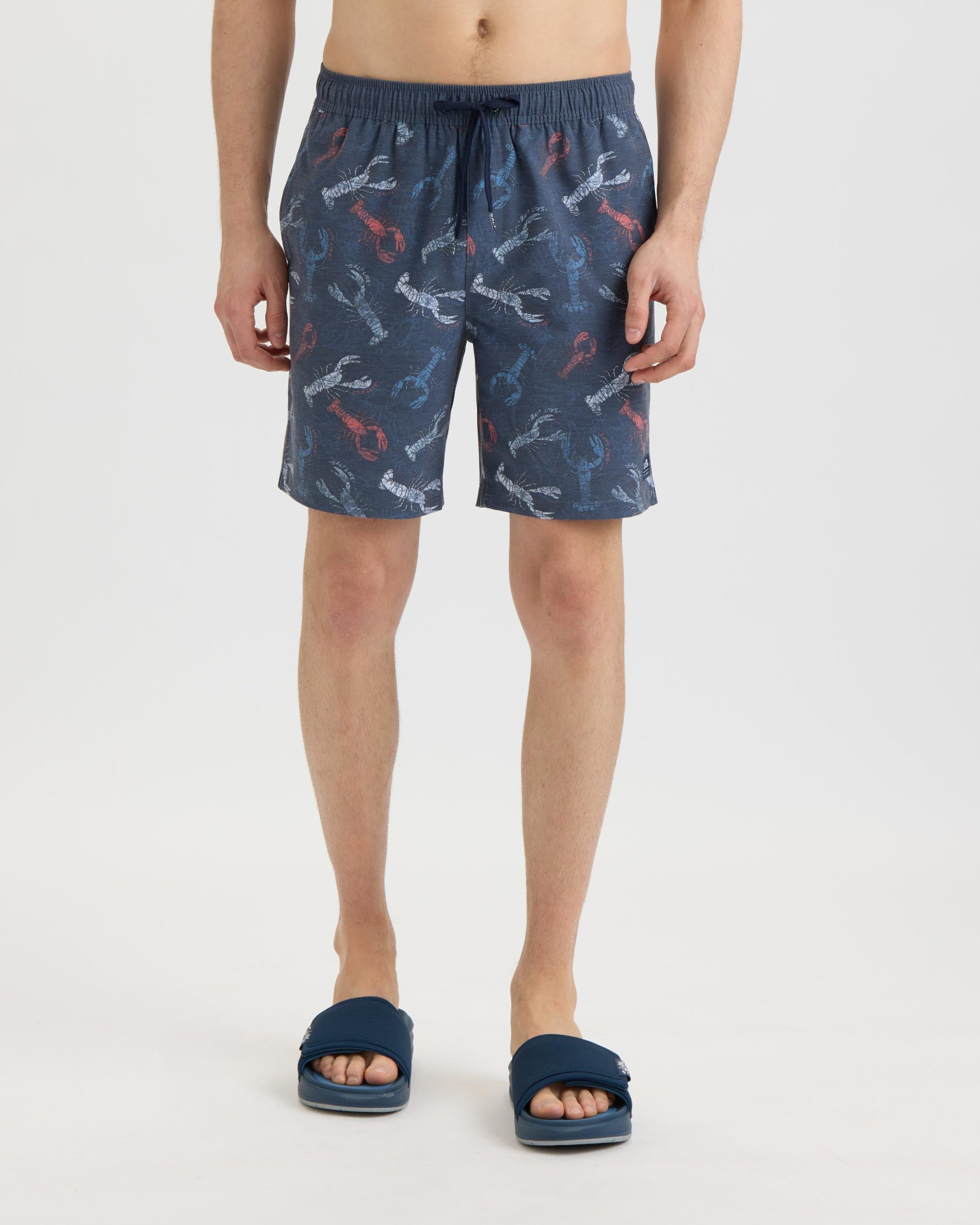 Men's Harbor Claws Printed Volley Boardshorts - Image 2