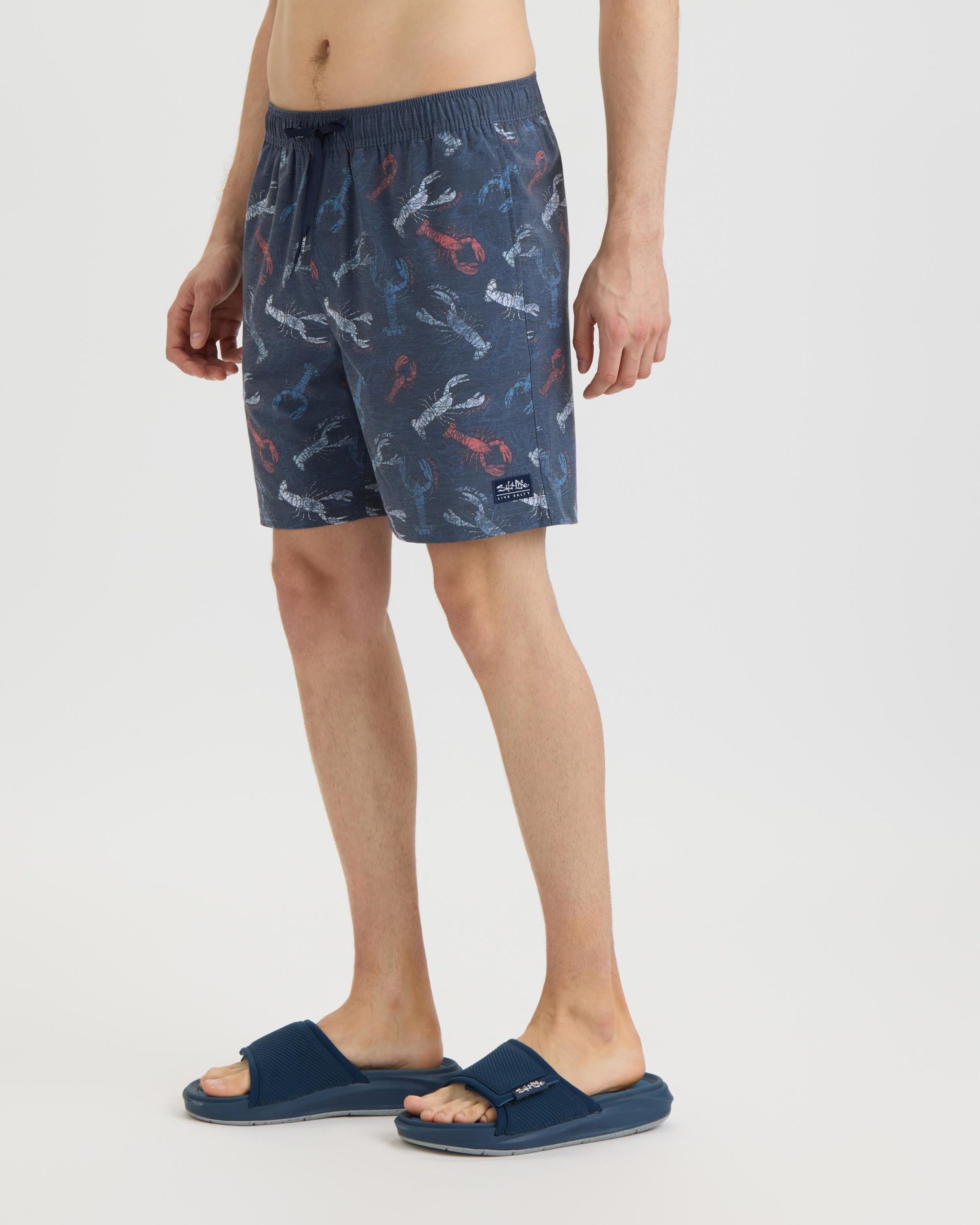 Men's Harbor Claws Printed Volley Boardshorts - Image 4