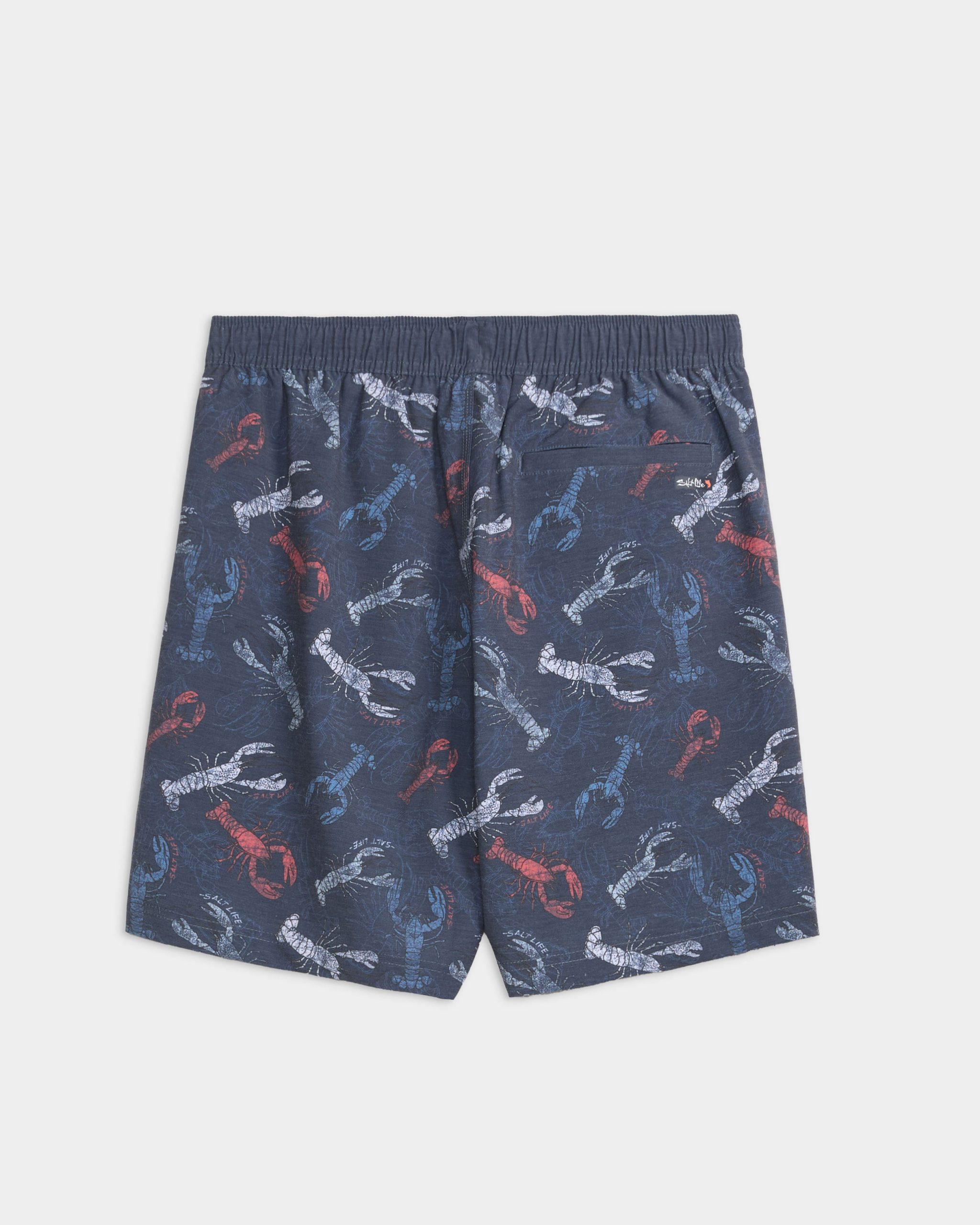 Men's Harbor Claws Printed Volley Boardshorts - Image 7