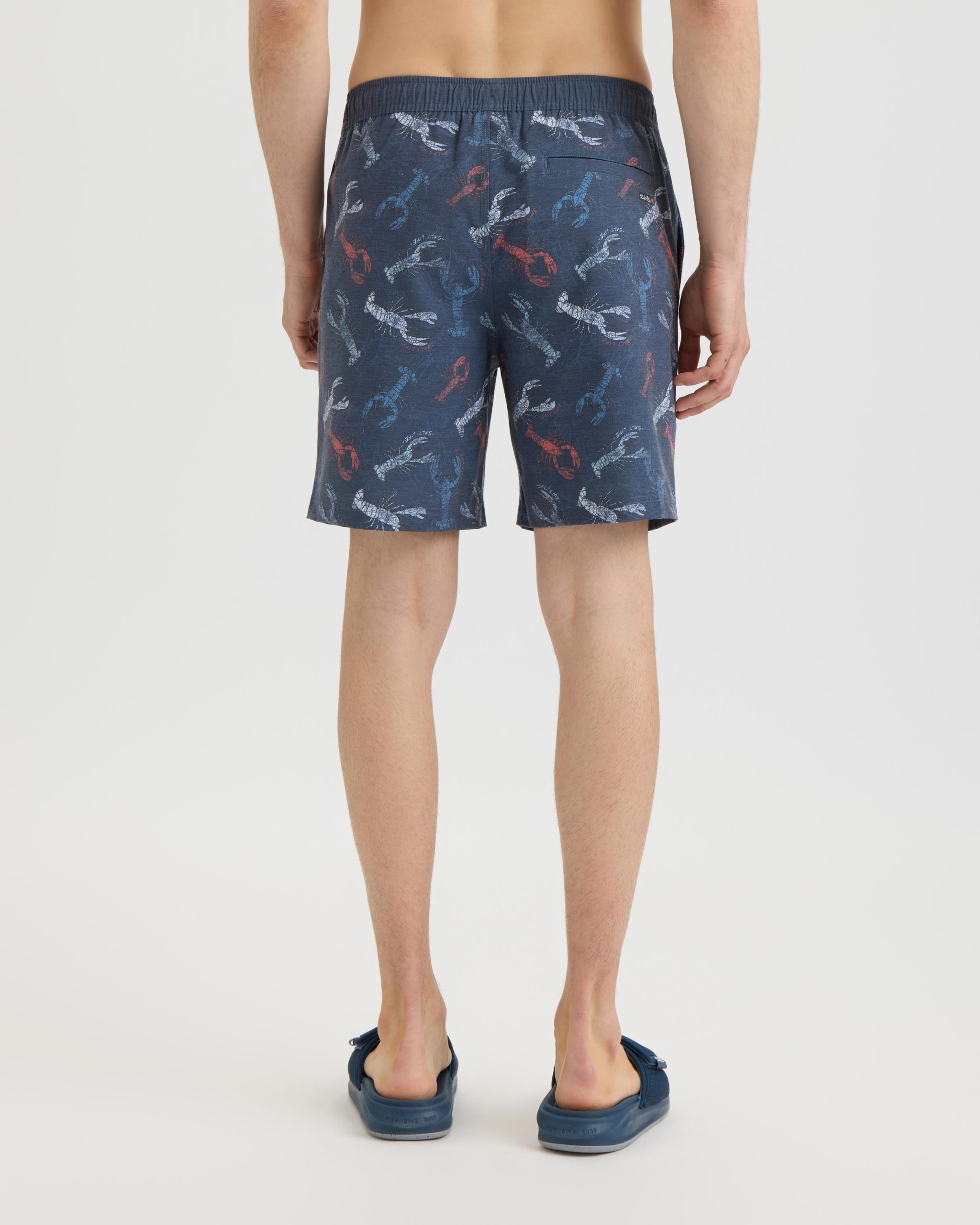Men's Harbor Claws Printed Volley Boardshorts - Image 3