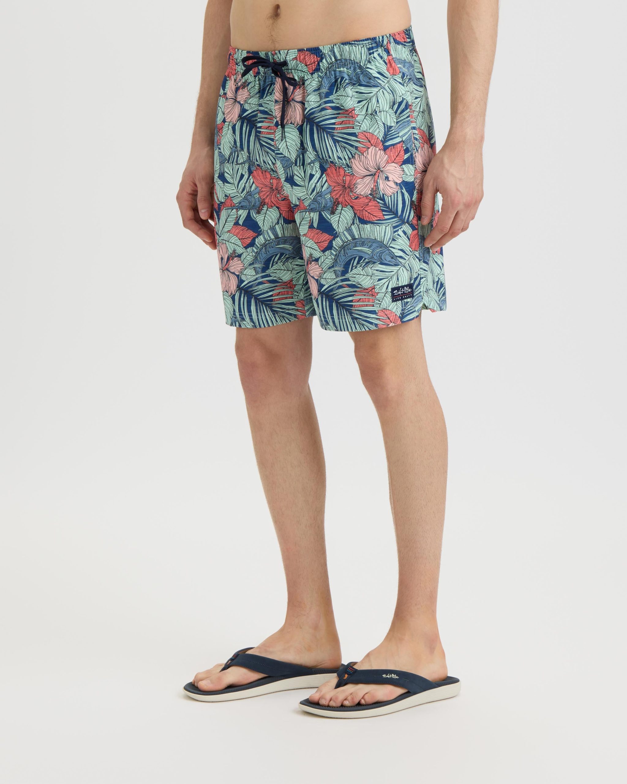 Men's Sailfish Blossom Printed Volley Boardshorts - Image 4