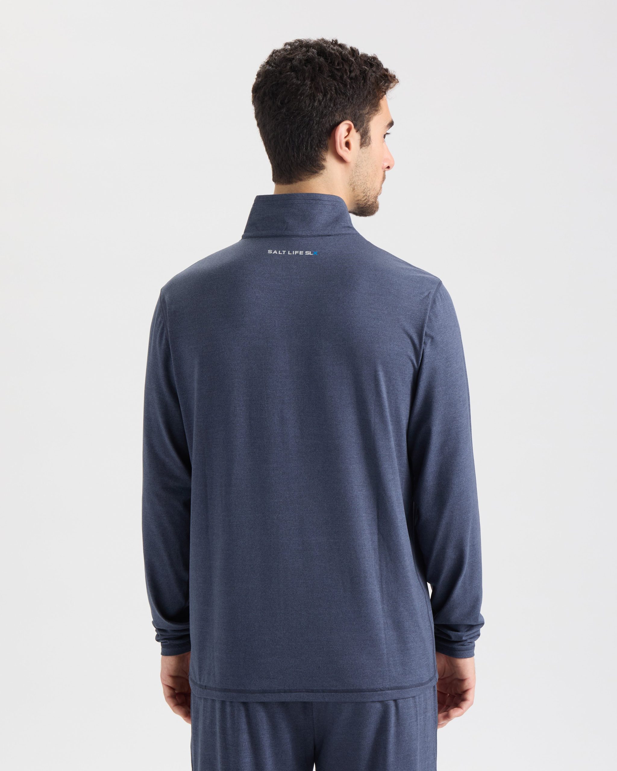 Men's Stamina Zip Mock Neck Performance Pullover - Image 4
