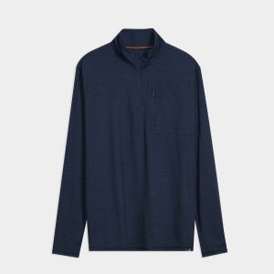 Men's Stamina Zip Mock Neck Performance Pullover