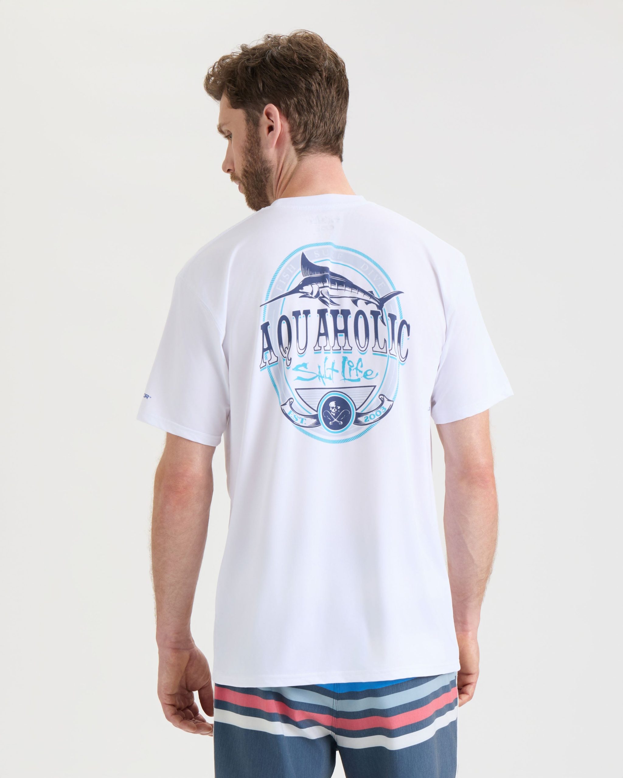 Men's Ocean Hooked SLX Performance Short Sleeve Shirt - Image 2