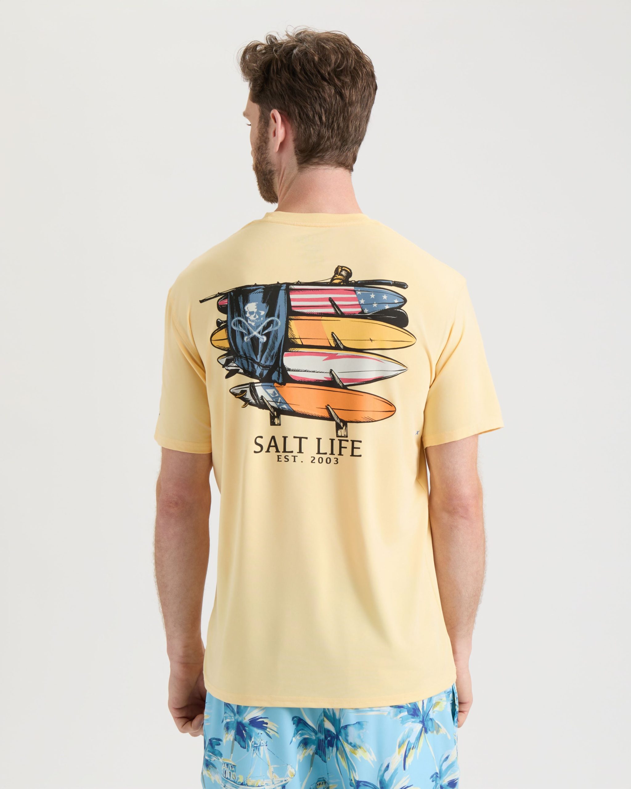 Men's American Quiver SLX Performance Short Sleeve Shirt - Image 3