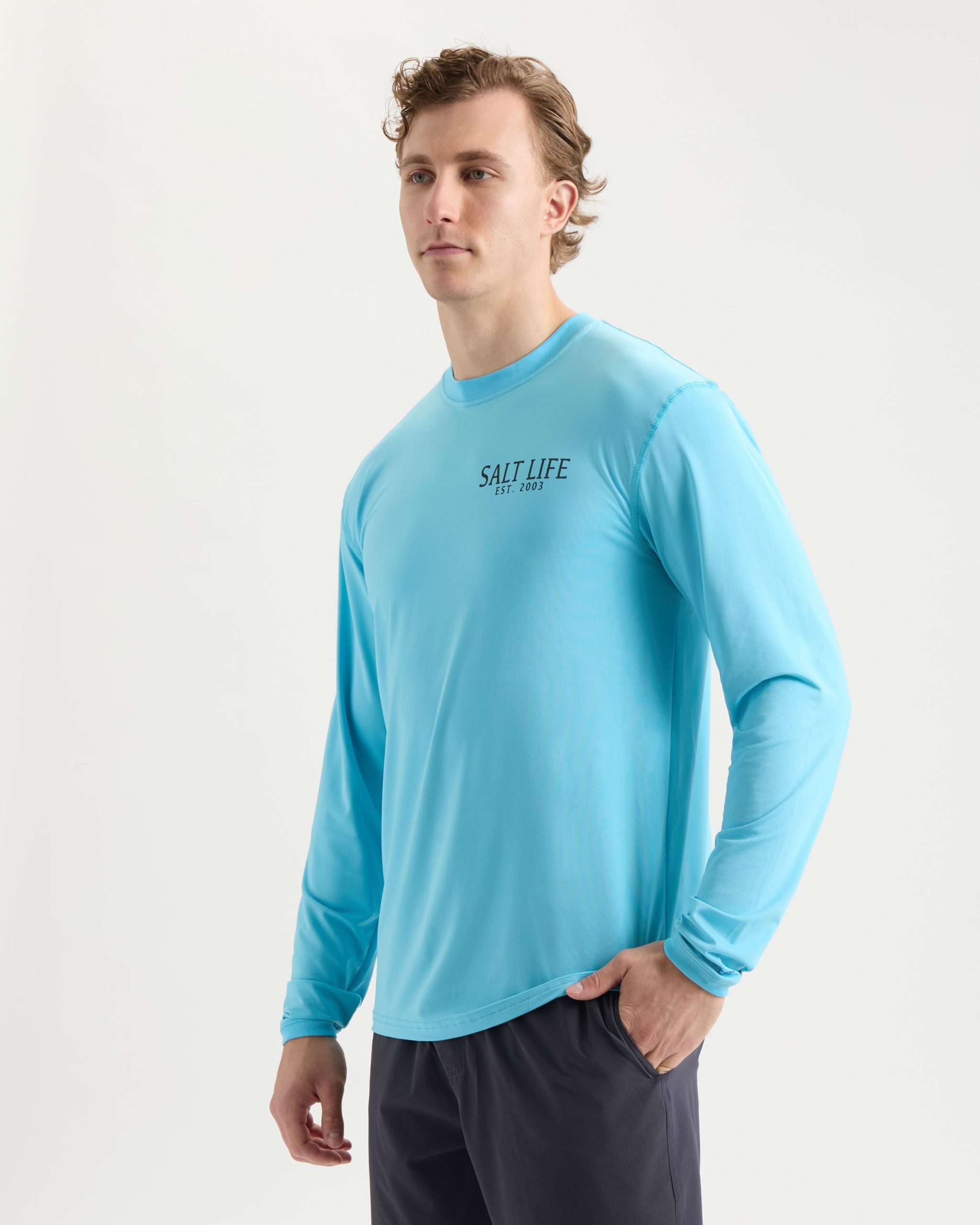 Men's American Quiver Long Sleeve SLX Performance Shirt - Image 4