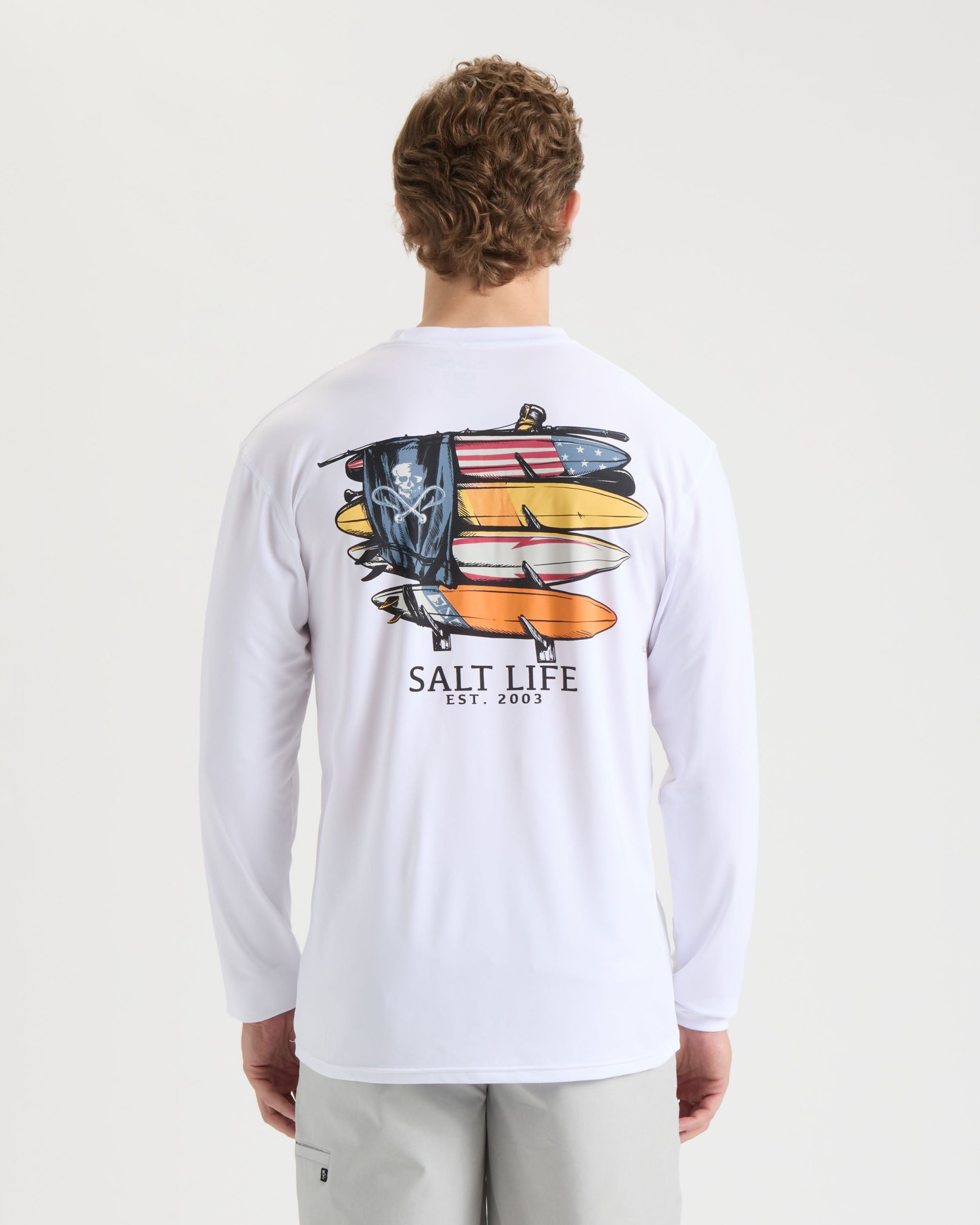 Men's American Quiver SLX Performance Long Sleeve Shirt - Image 3