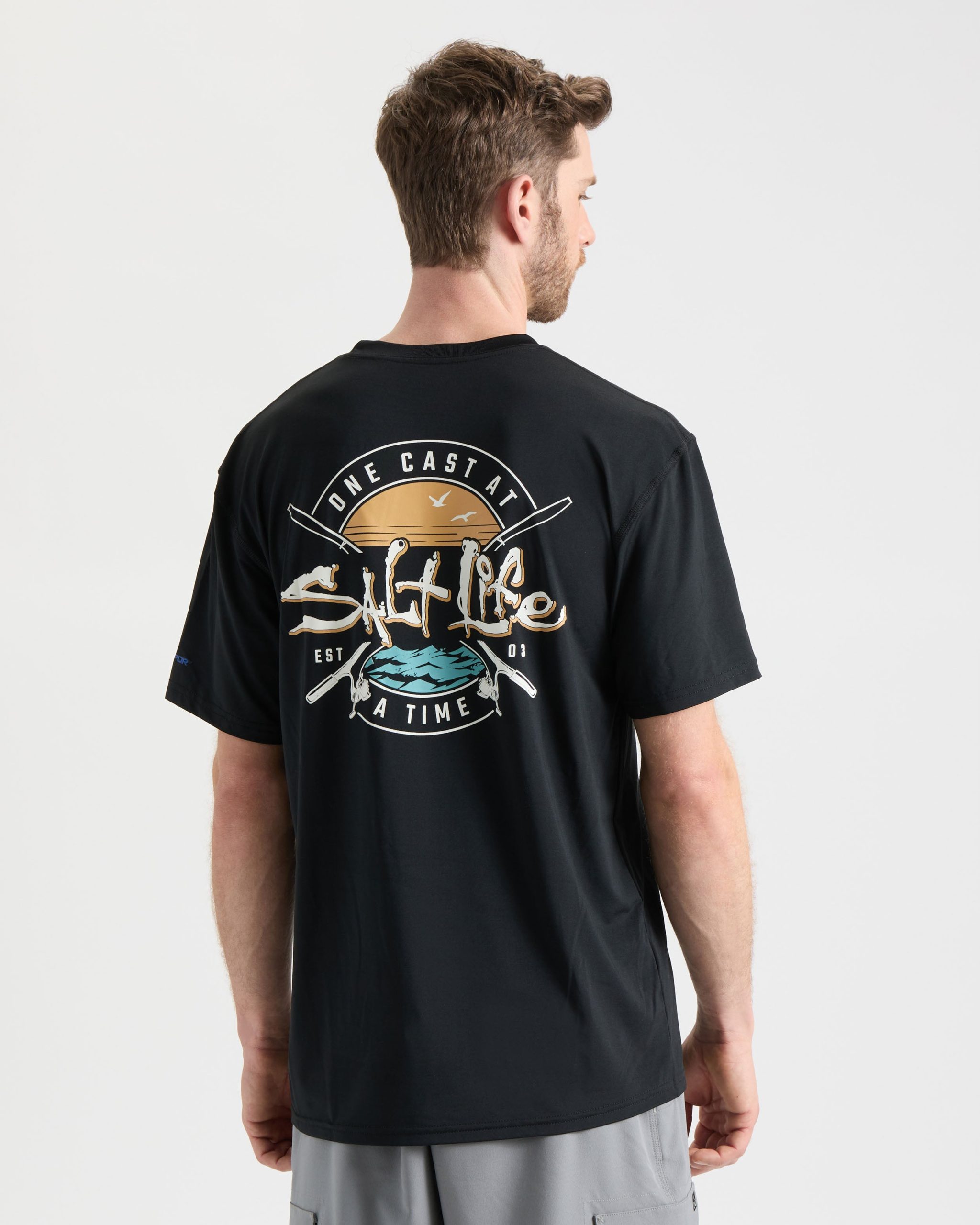 Men's One Cast at a Time SLX Performance Short Sleeve Shirt - Image 5