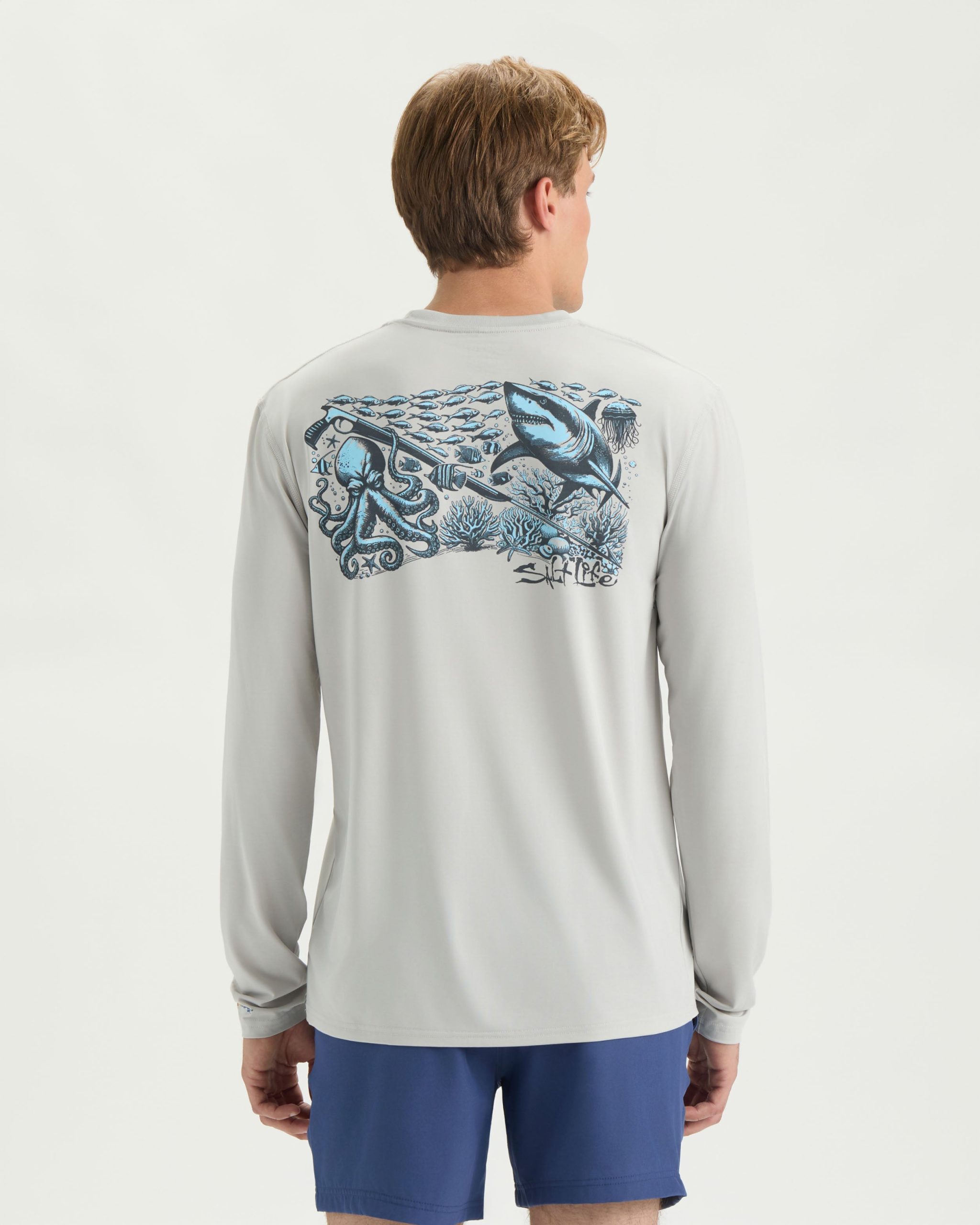 Men's Underwater Diving SLX Performance Long Sleeve Shirt - Image 4