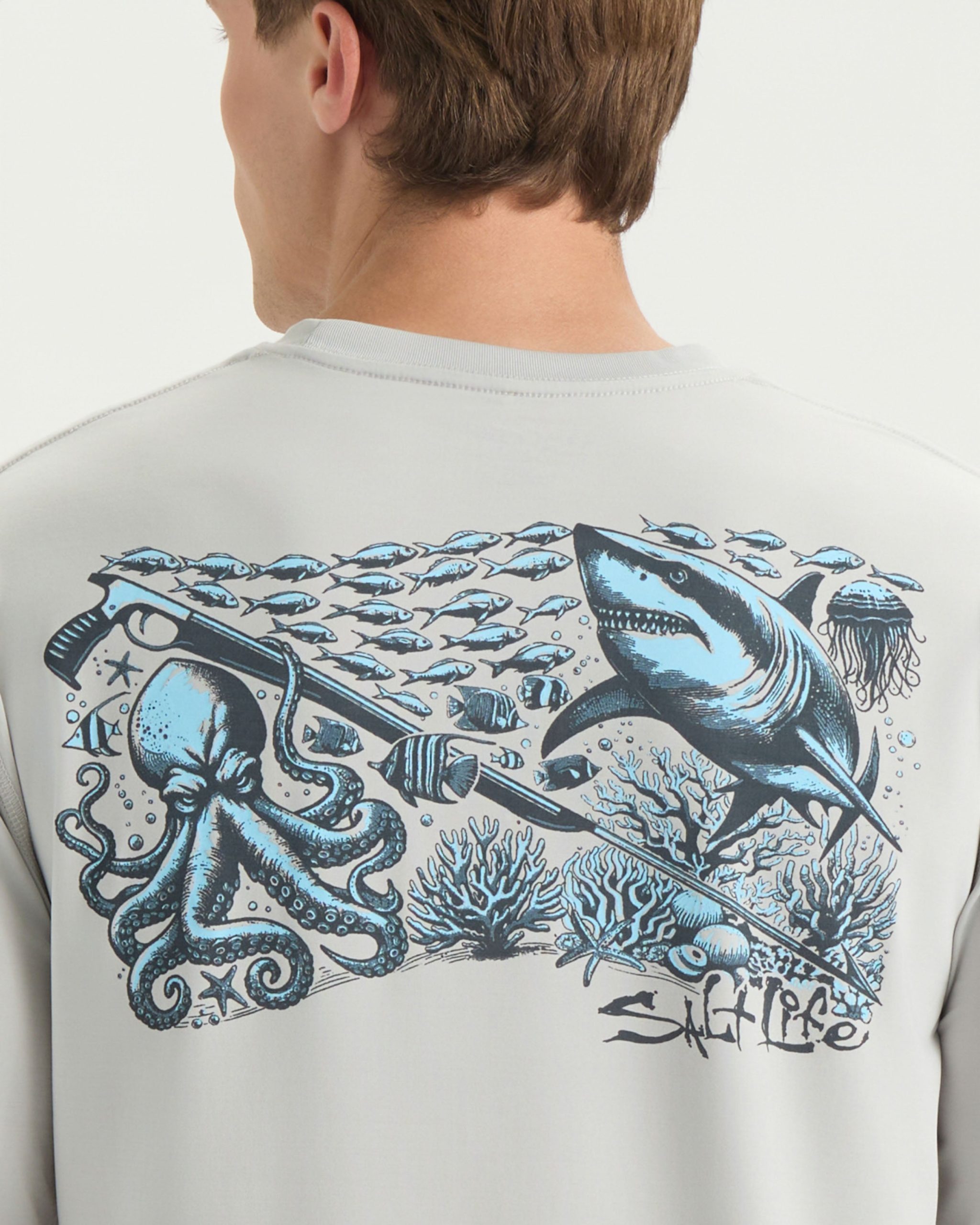 Men's Underwater Diving SLX Performance Long Sleeve Shirt - Image 5
