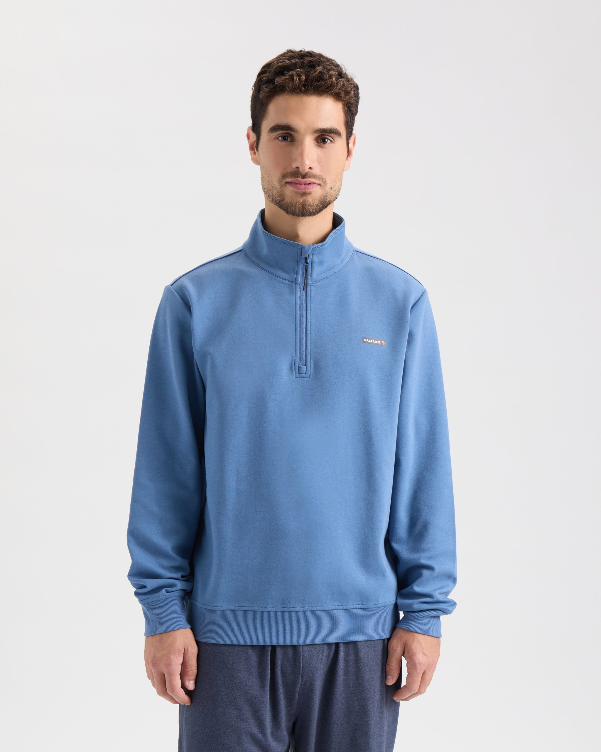 Men's Dorsal Performance Scuba Mock Neck Pullover - Image 2