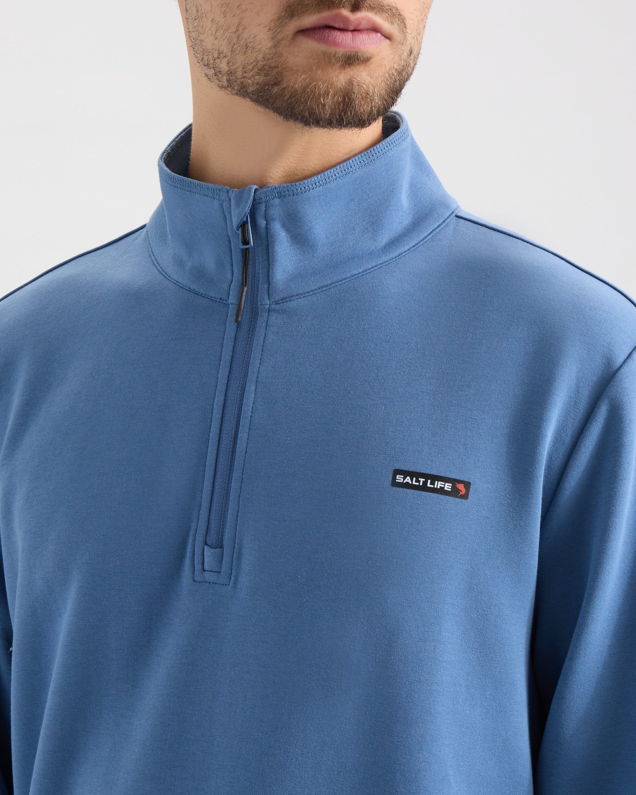 Men's Dorsal Performance Scuba Mock Neck Pullover - Image 5