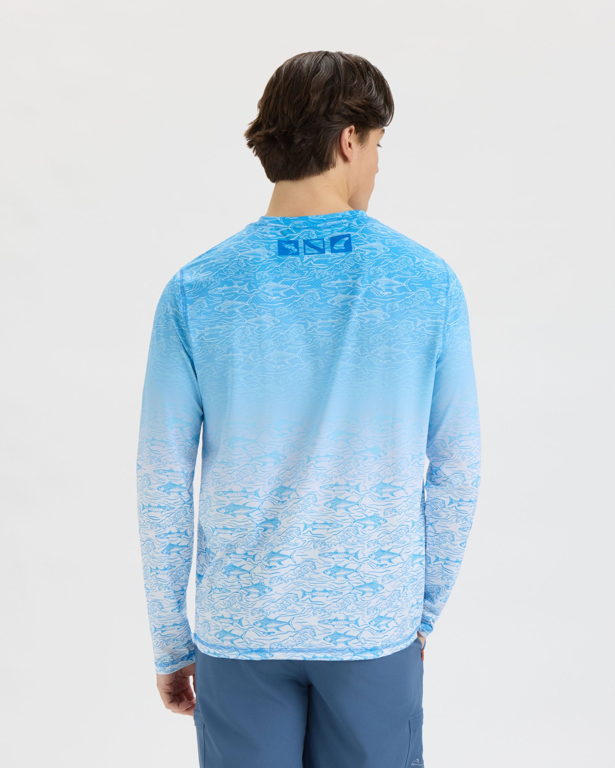 Men's Current and Catch Fade 2.0 Perforated SLX Performance Tee - Image 4
